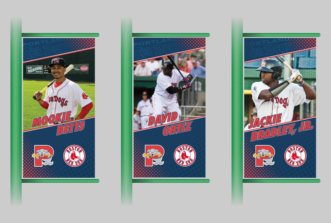 Portland Sea Dogs Plaza Banners (AMI Graphics)