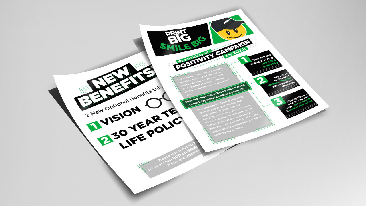 Internal Flyers (AMI Graphics)