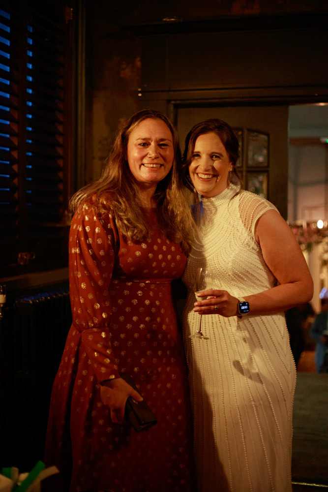 Portrait of Gemma with a friend at the Lost & Found Leeds Club