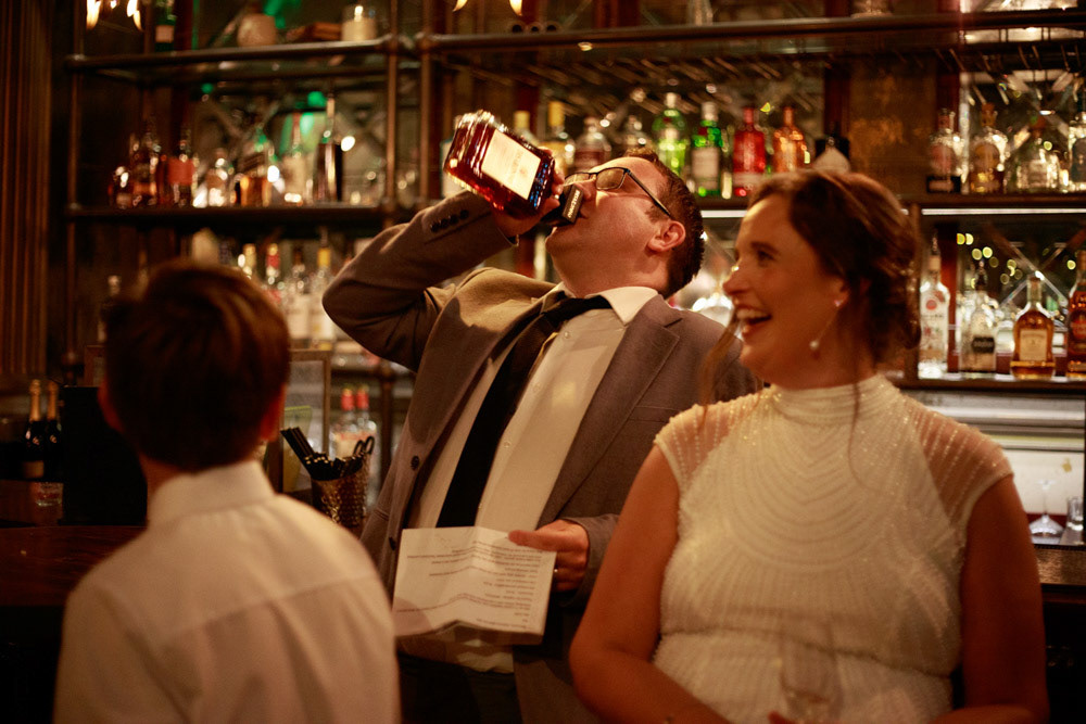 Best man jokes with a gift from the groom