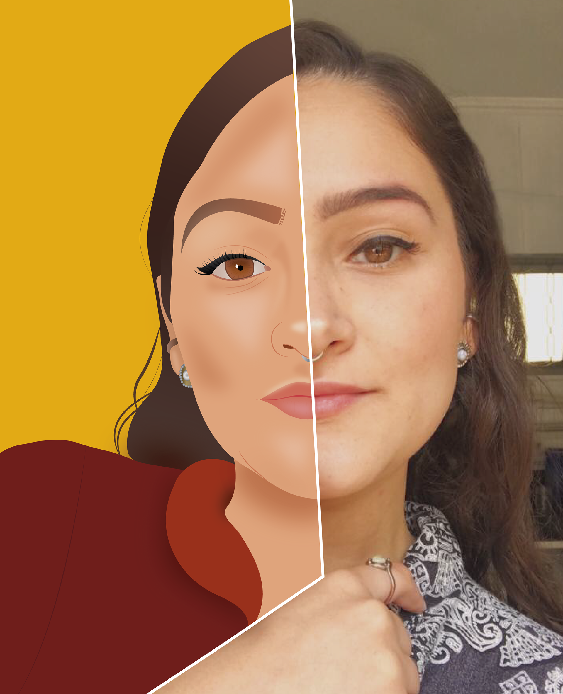 Self Portrait Illustration