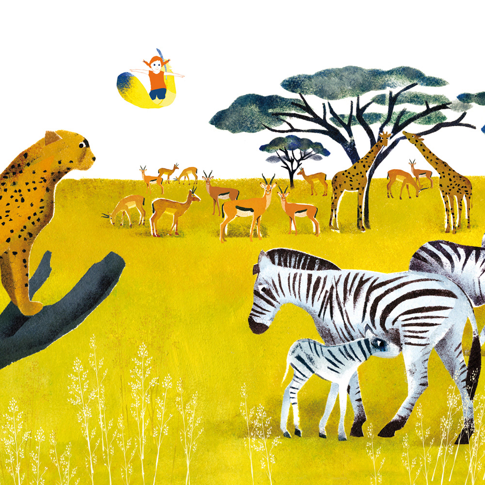 Emmanuelle Houssais illustratrice illustration graphiste graphisme album jeunesse exposition biodiversité voyage ecosysteme zebre