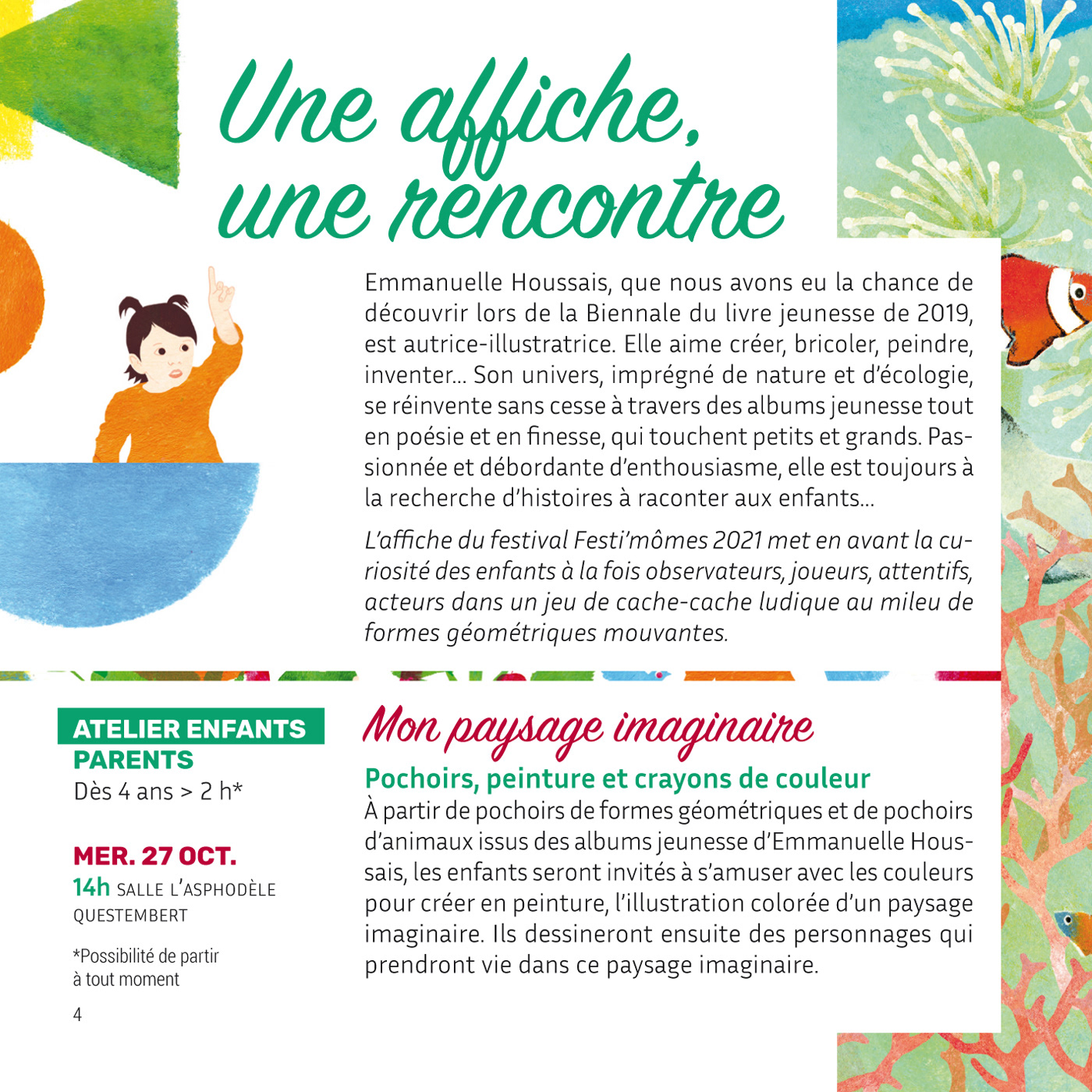Emmanuelle Houssais illustratrice illustration graphiste graphisme album jeunesse exposition biodiversité communication affiche