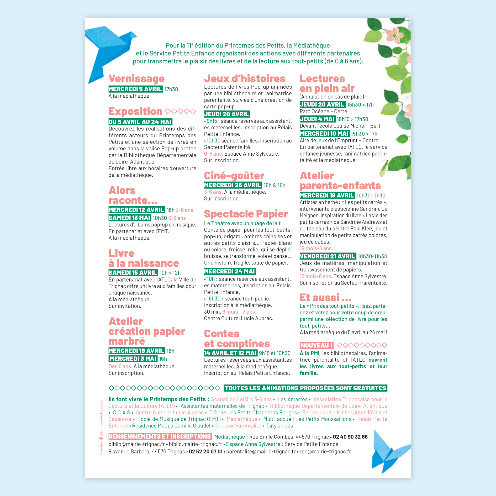 Emmanuelle Houssais illustratrice illustration graphiste graphisme album jeunesse exposition biodiversité affiche communication