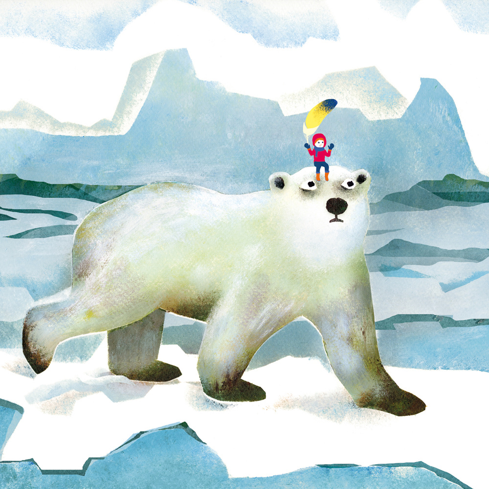 Emmanuelle Houssais illustratrice illustration graphiste graphisme album jeunesse exposition biodiversité voyage ecosysteme ours polaire