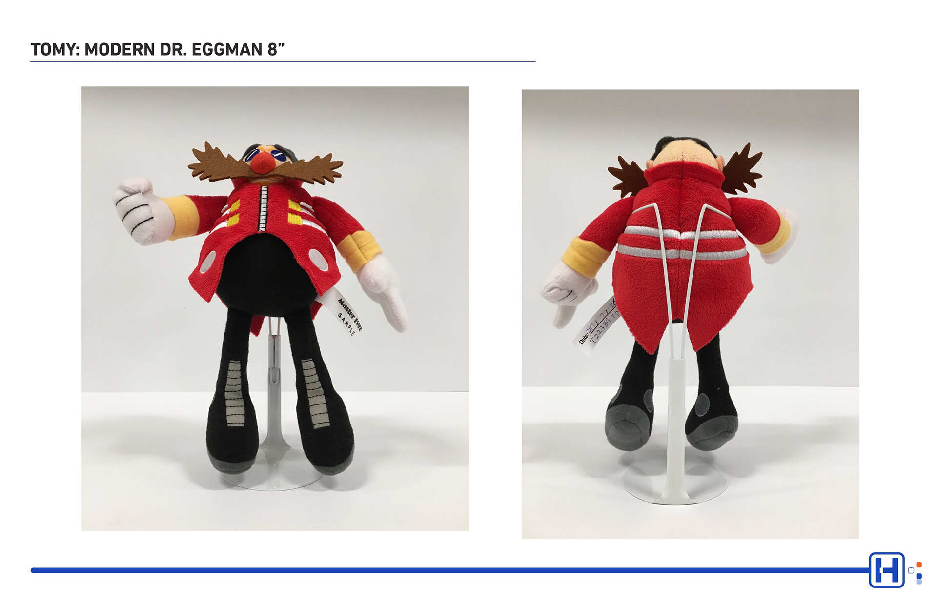 TOMY SEGA Sonic plush featuring Modern Dr. Eggman 8"