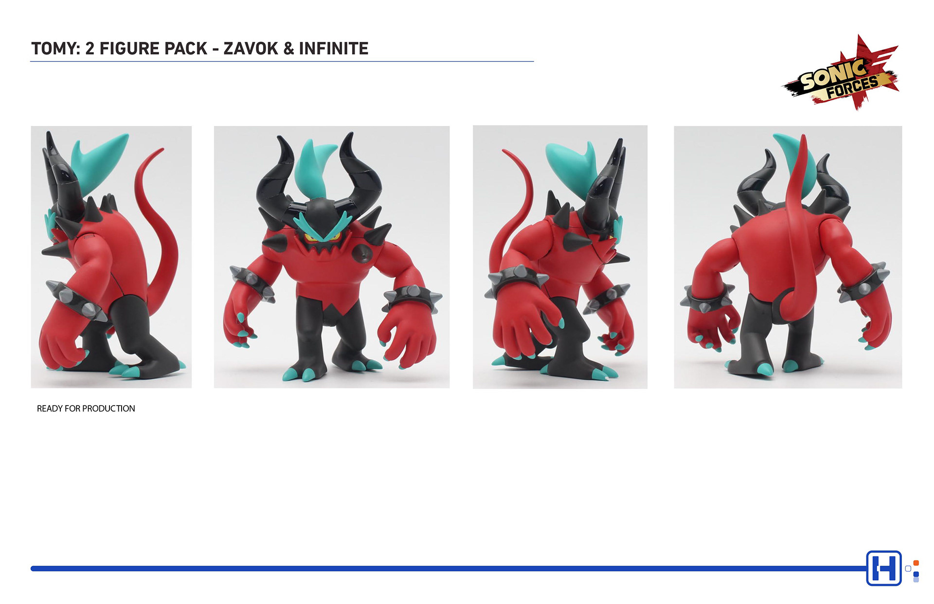 TOMY SEGA Sonic Forces action figure featuring Zavok production ready model photos