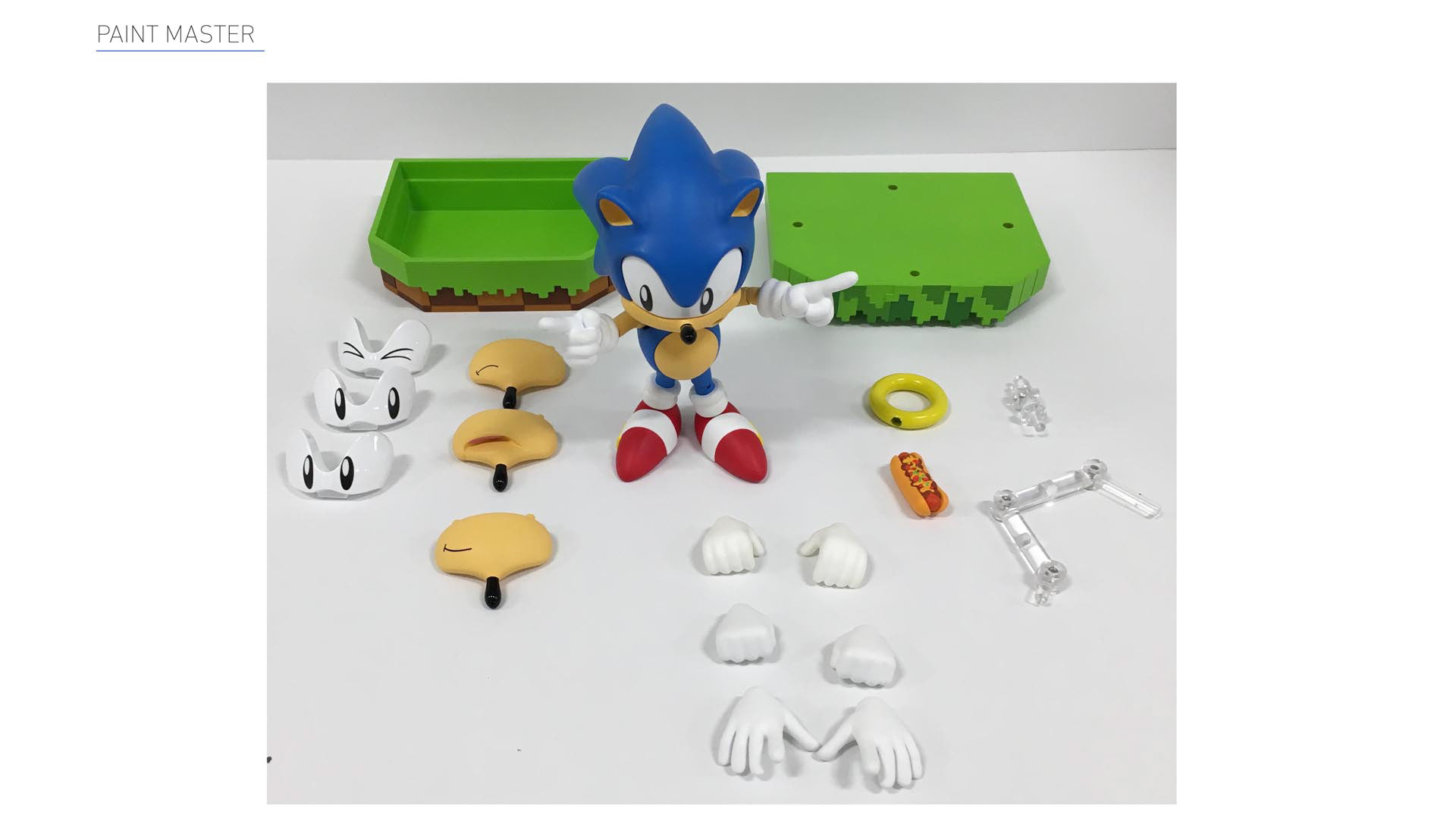 TOMY SEGA Sonic Classic 1991 Ultimate Figure featuring paintmaster of all parts for SEGA approval