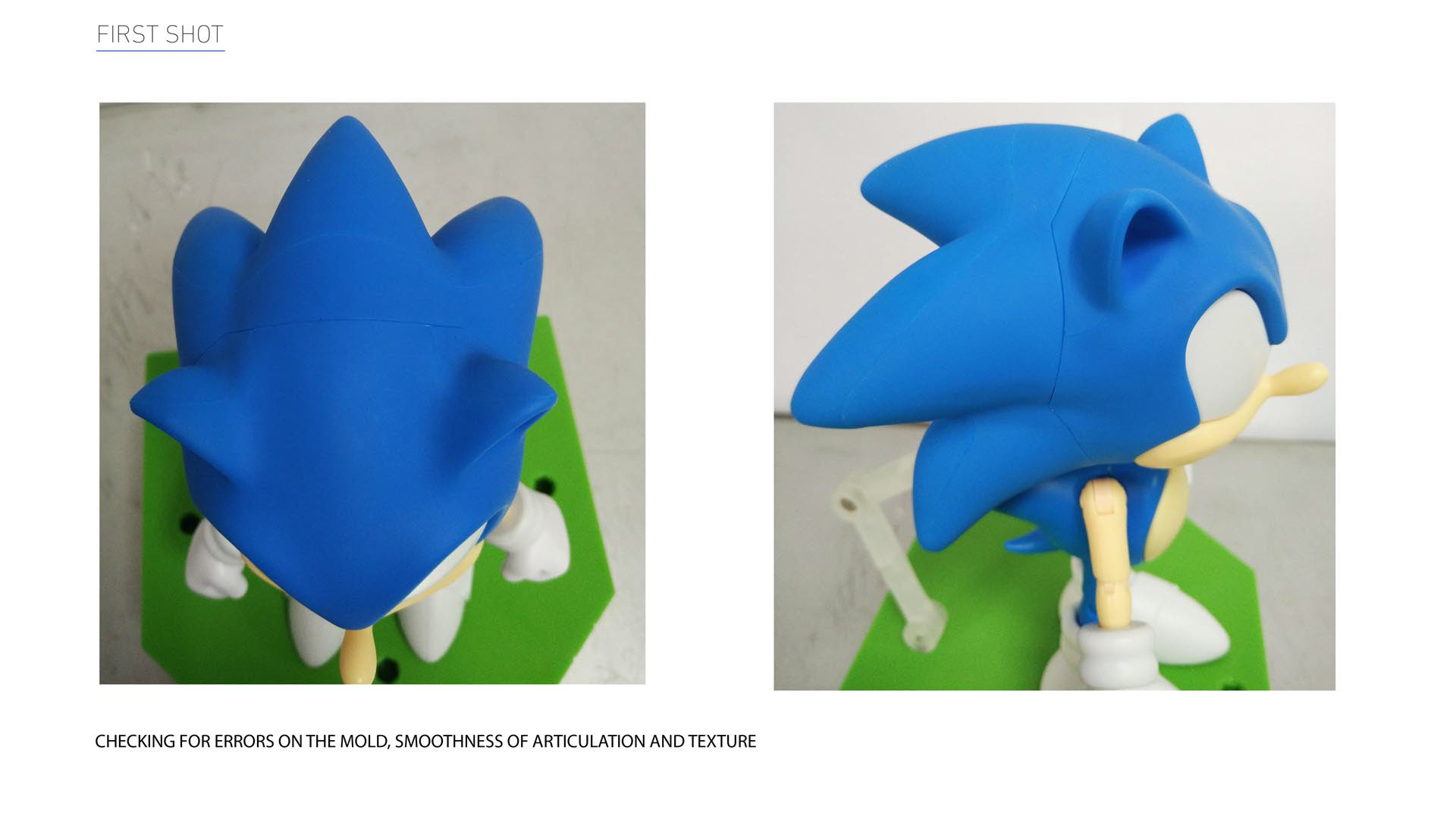 TOMY SEGA Sonic Classic 1991 Ultimate Figure featuring first shot models quality control