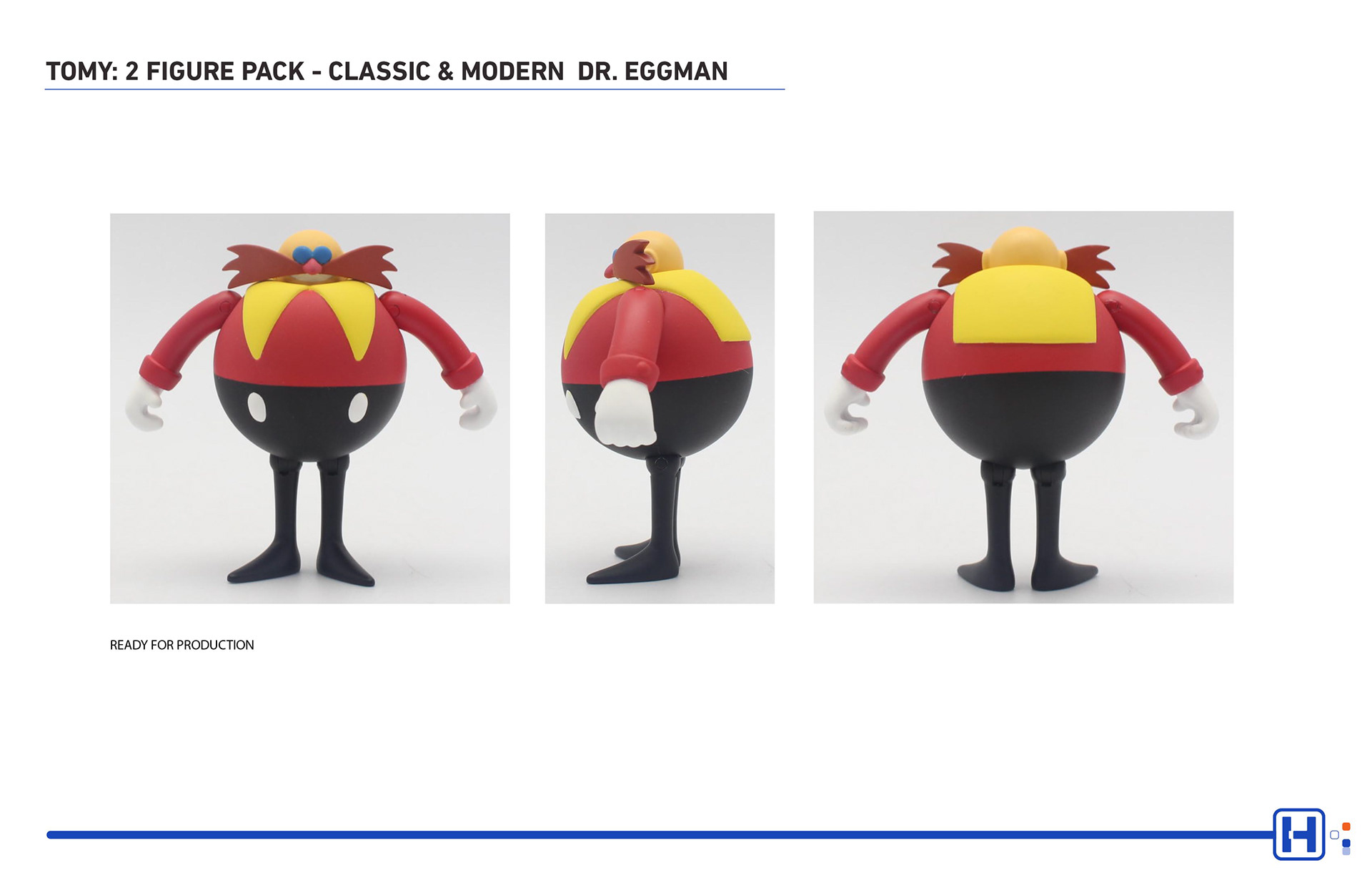 TOMY SEGA Sonic action figure featuring classic Dr. Eggman production ready model photos