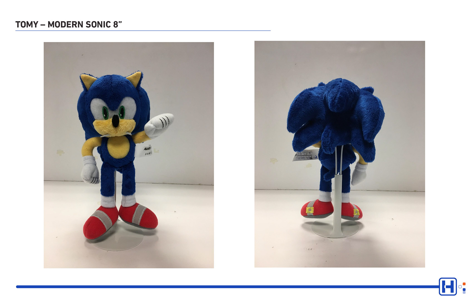 TOMY SEGA Sonic plush featuring Modern Sonic 8"