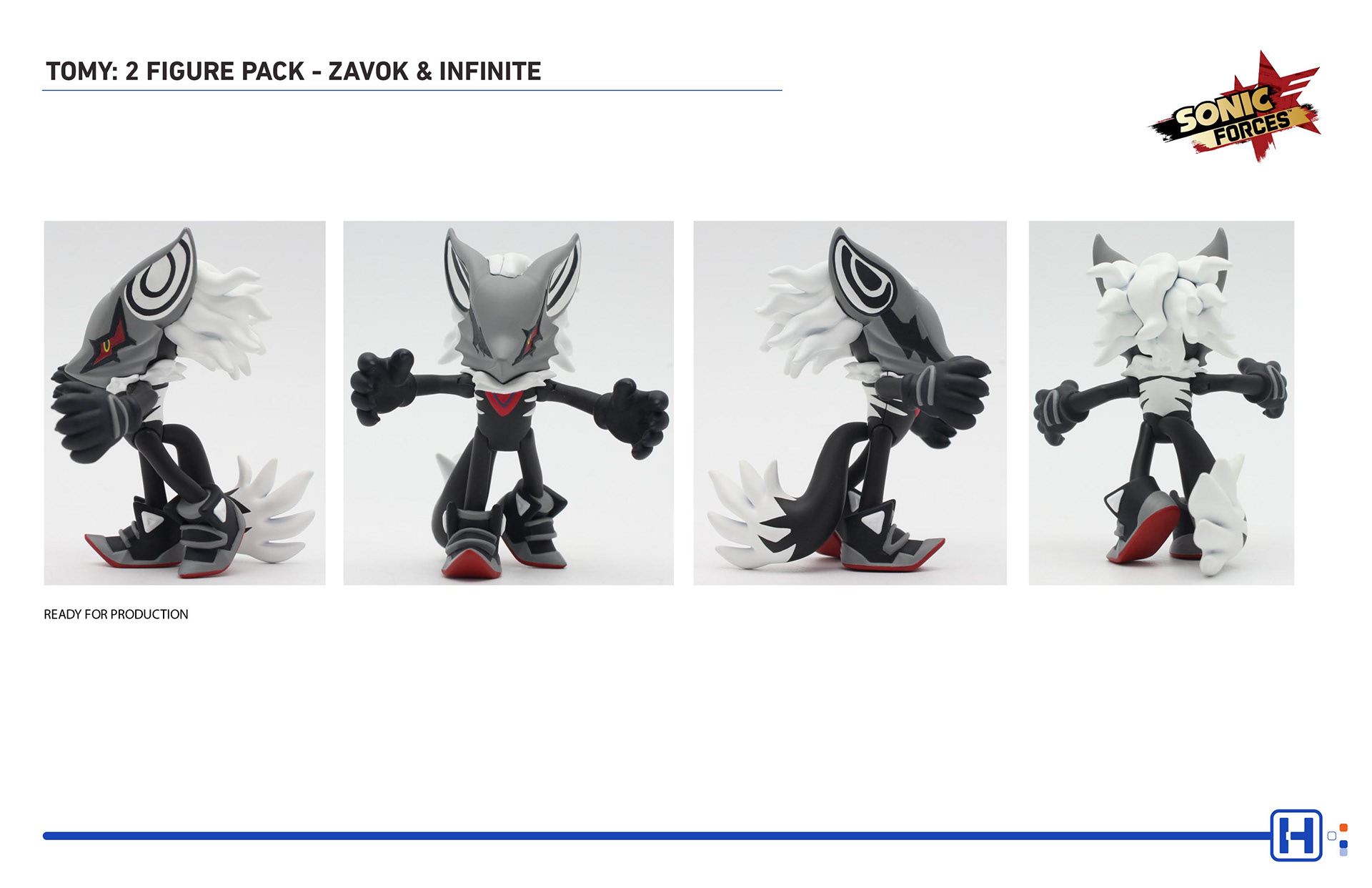 TOMY SEGA Sonic Forces action figure featuring Inifinite production ready model photos