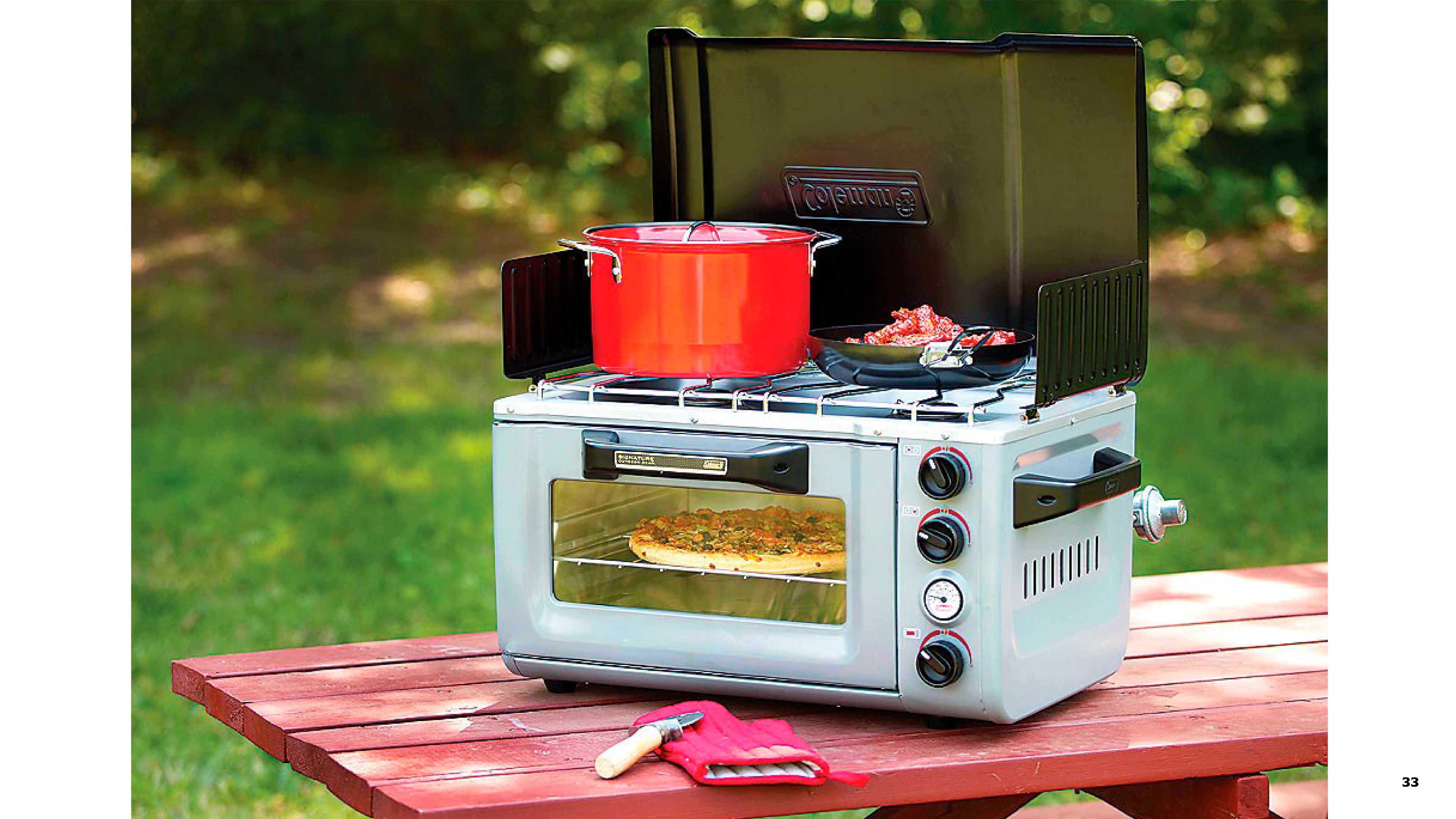 camp stove oven combination