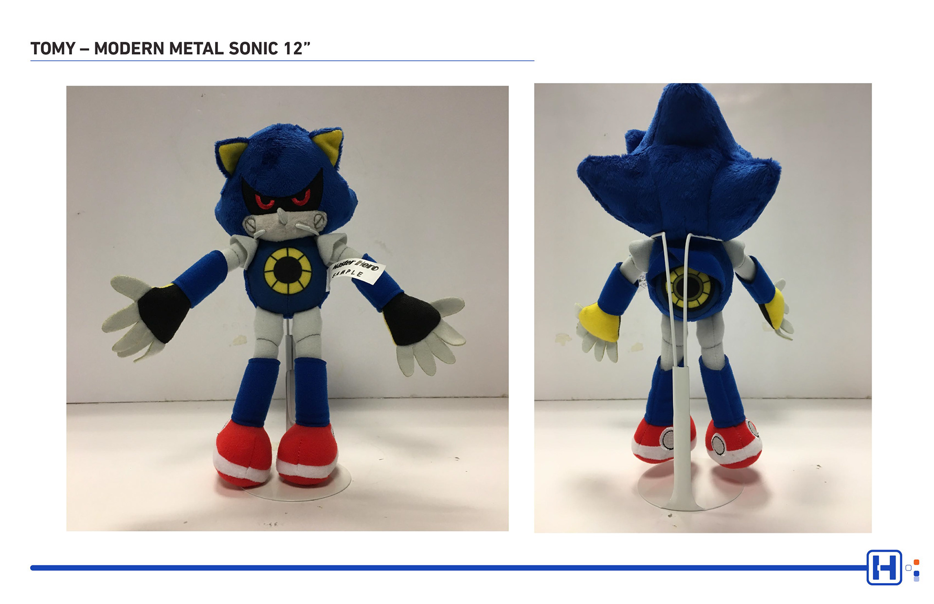 TOMY SEGA Sonic plush featuring Modern Metal Sonic 12"