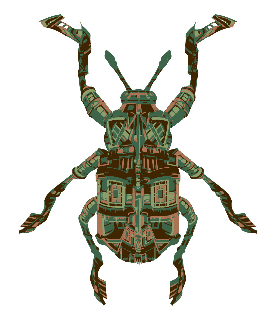 Victorian Beetle #4 Recolored