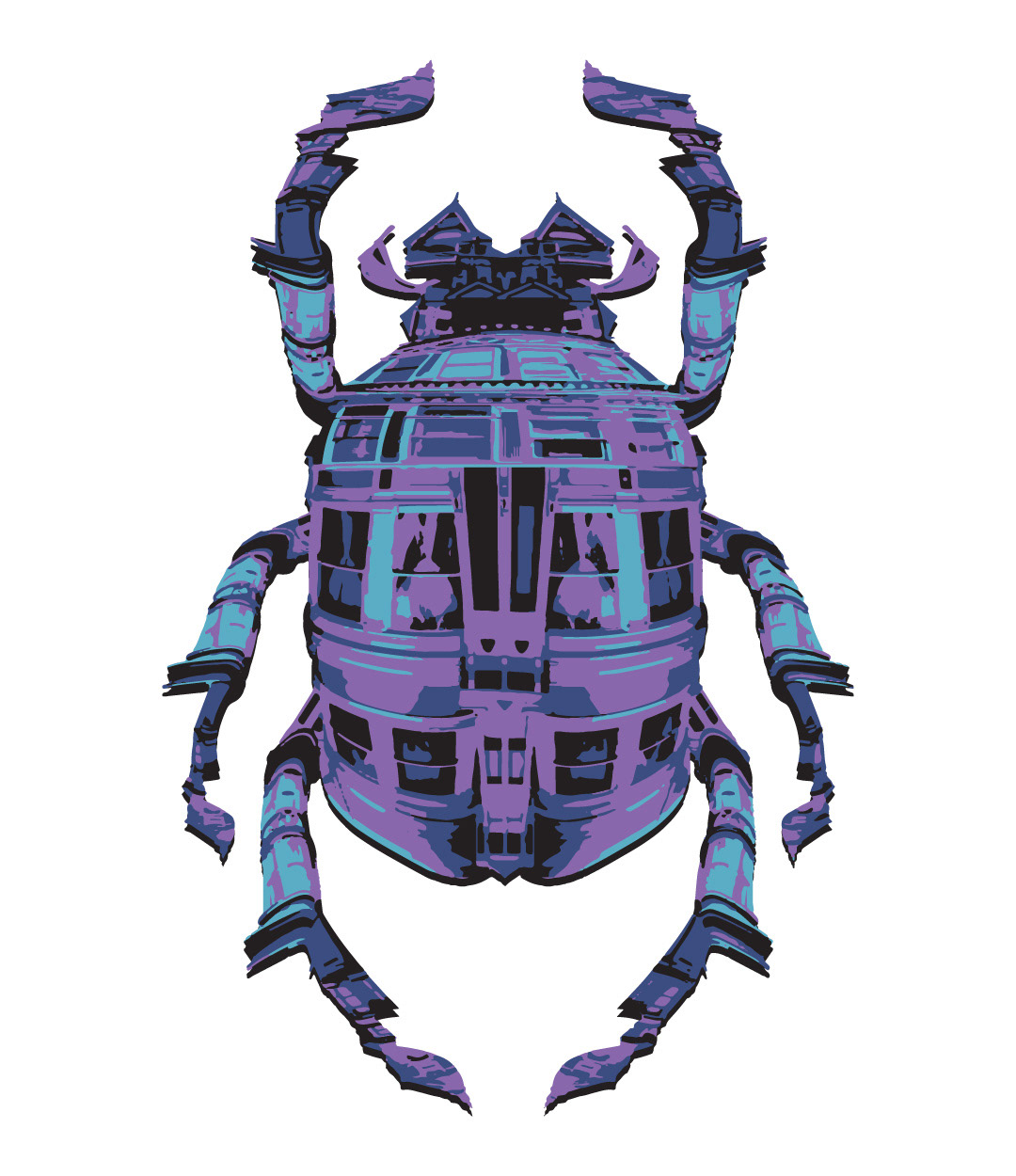 Victorian Beetle #6 Recolored