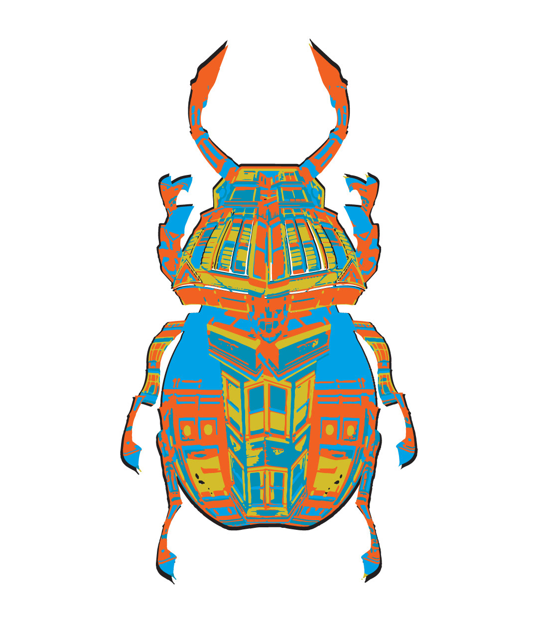 Victorian Beetle #3 Recolored