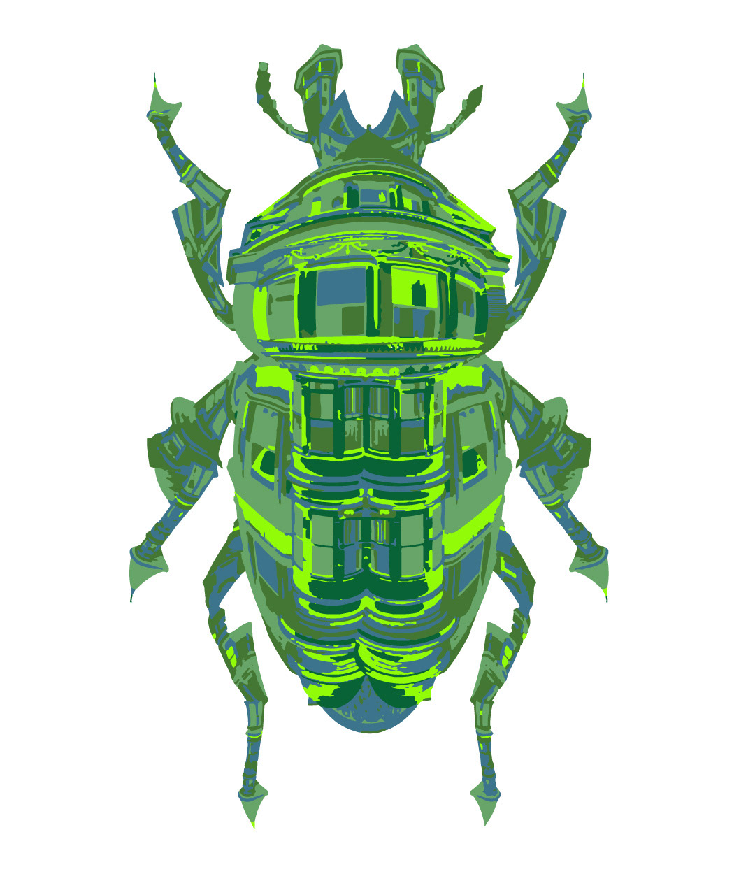 Victorian Beetle #2 Recolored