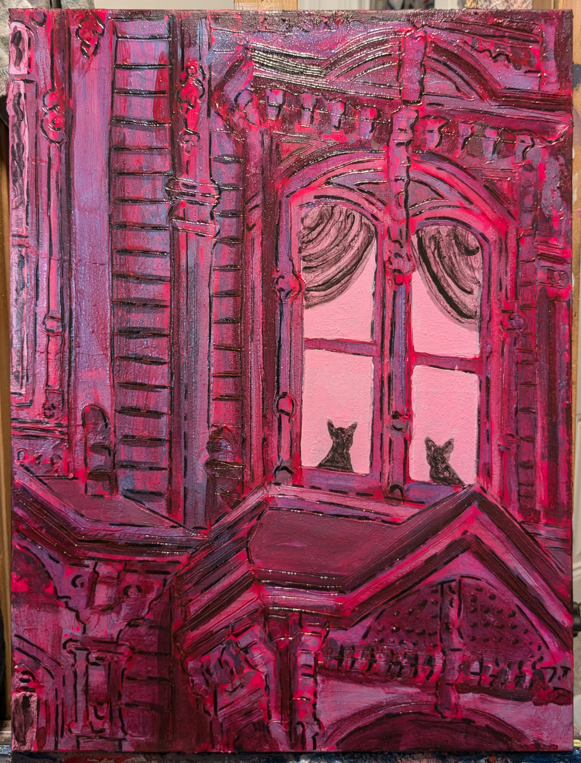 "Waiting", 16x20in, 2024