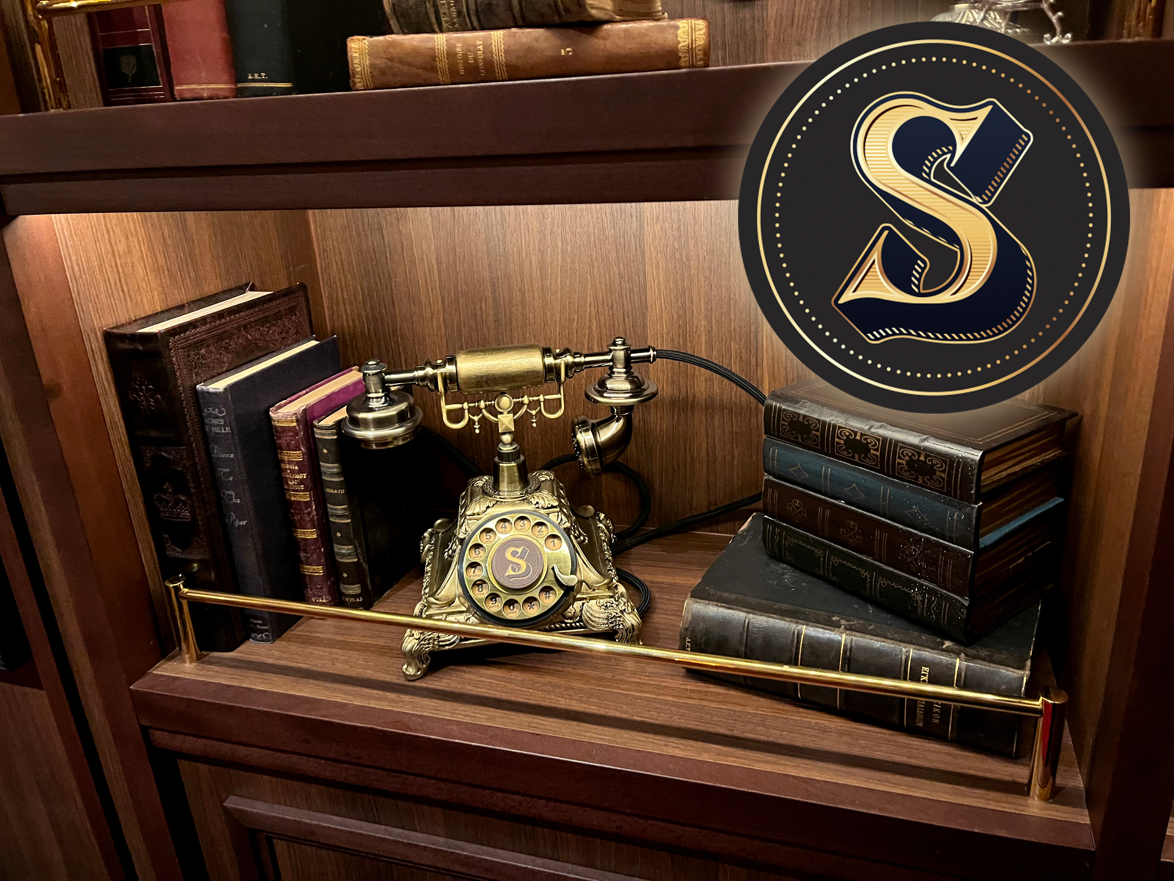 3d ink sculpted Spellbound medallion