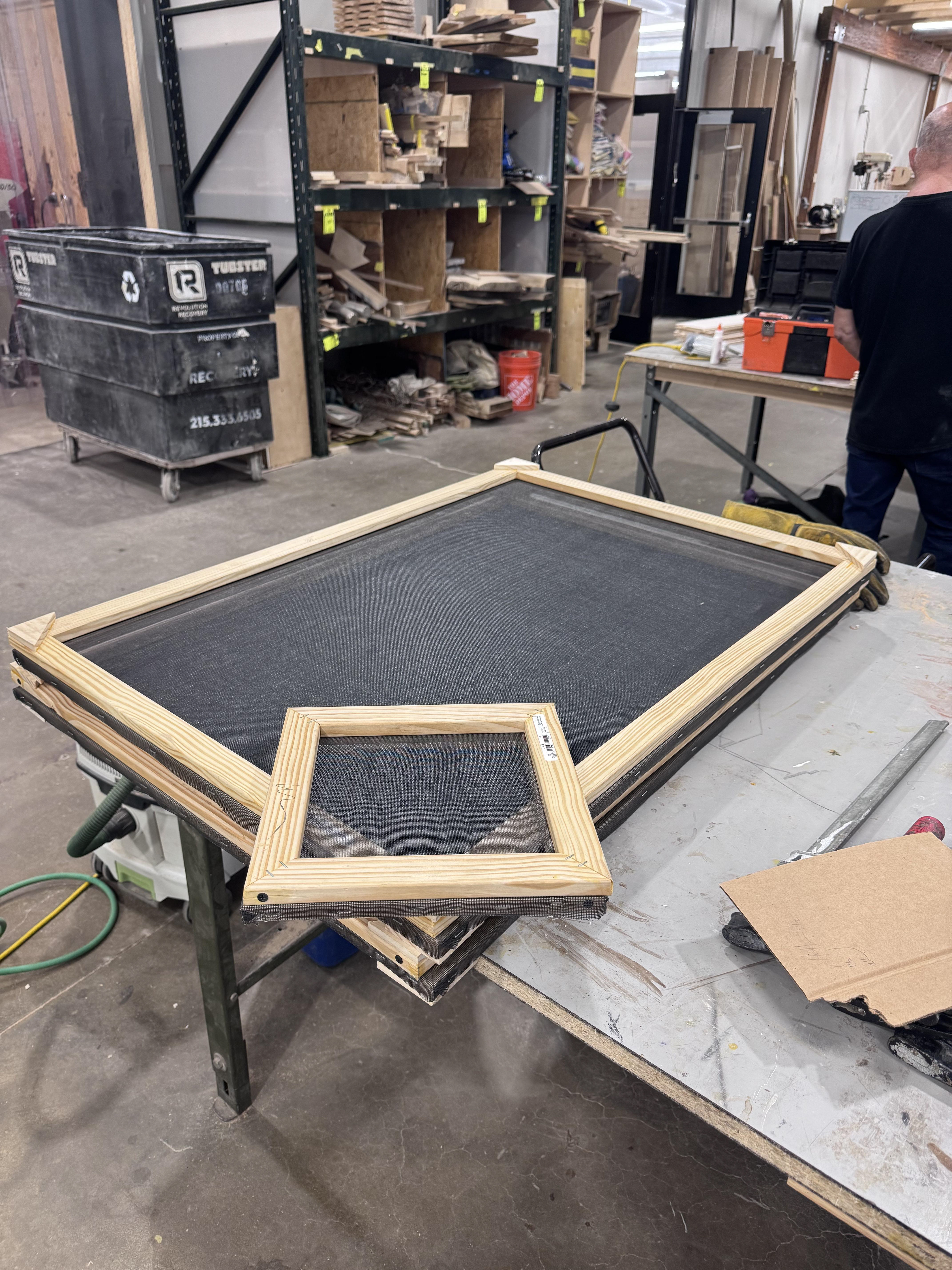 Custom, large format mold and deckles