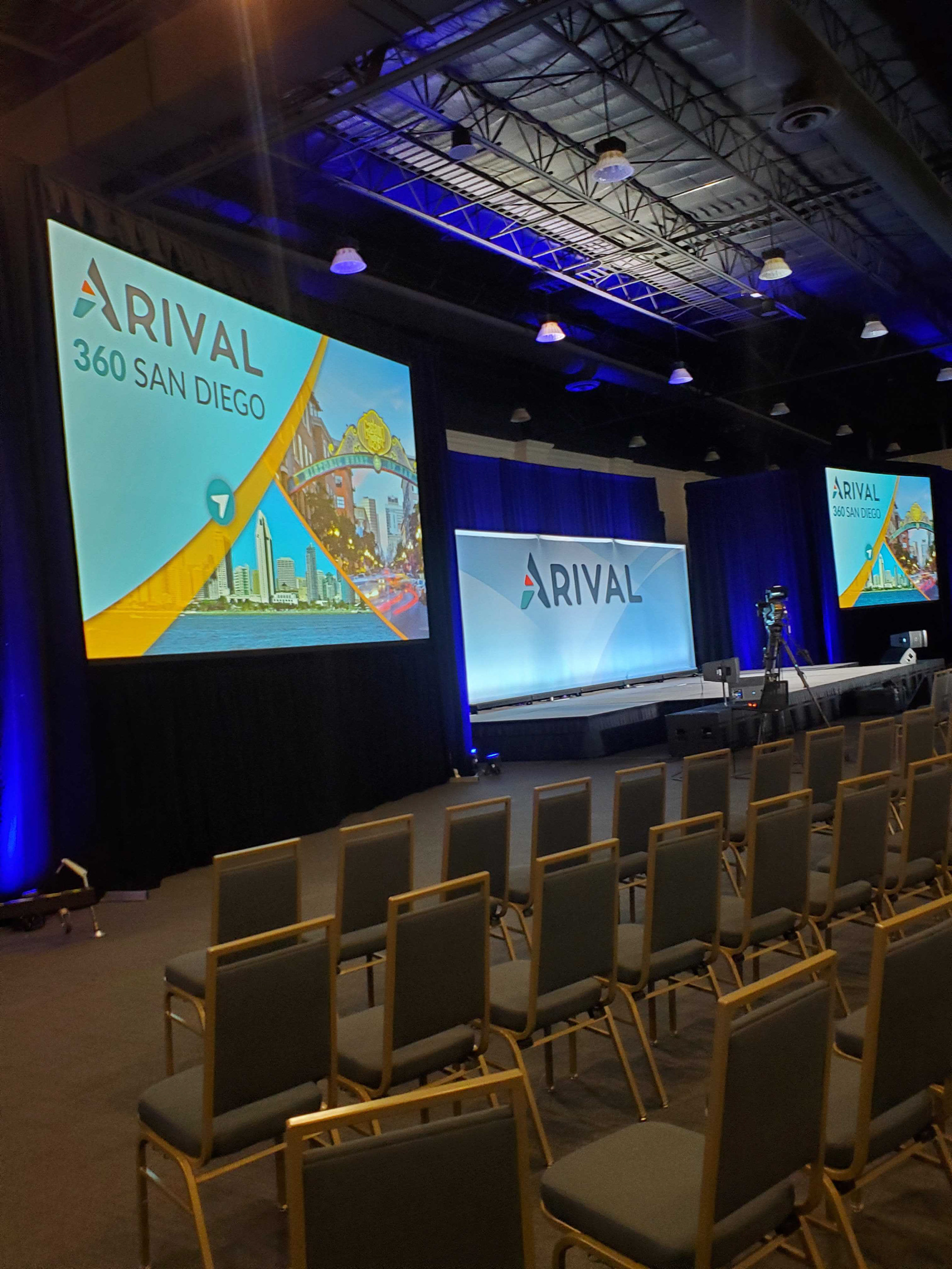 presentation title slides designed within a brand