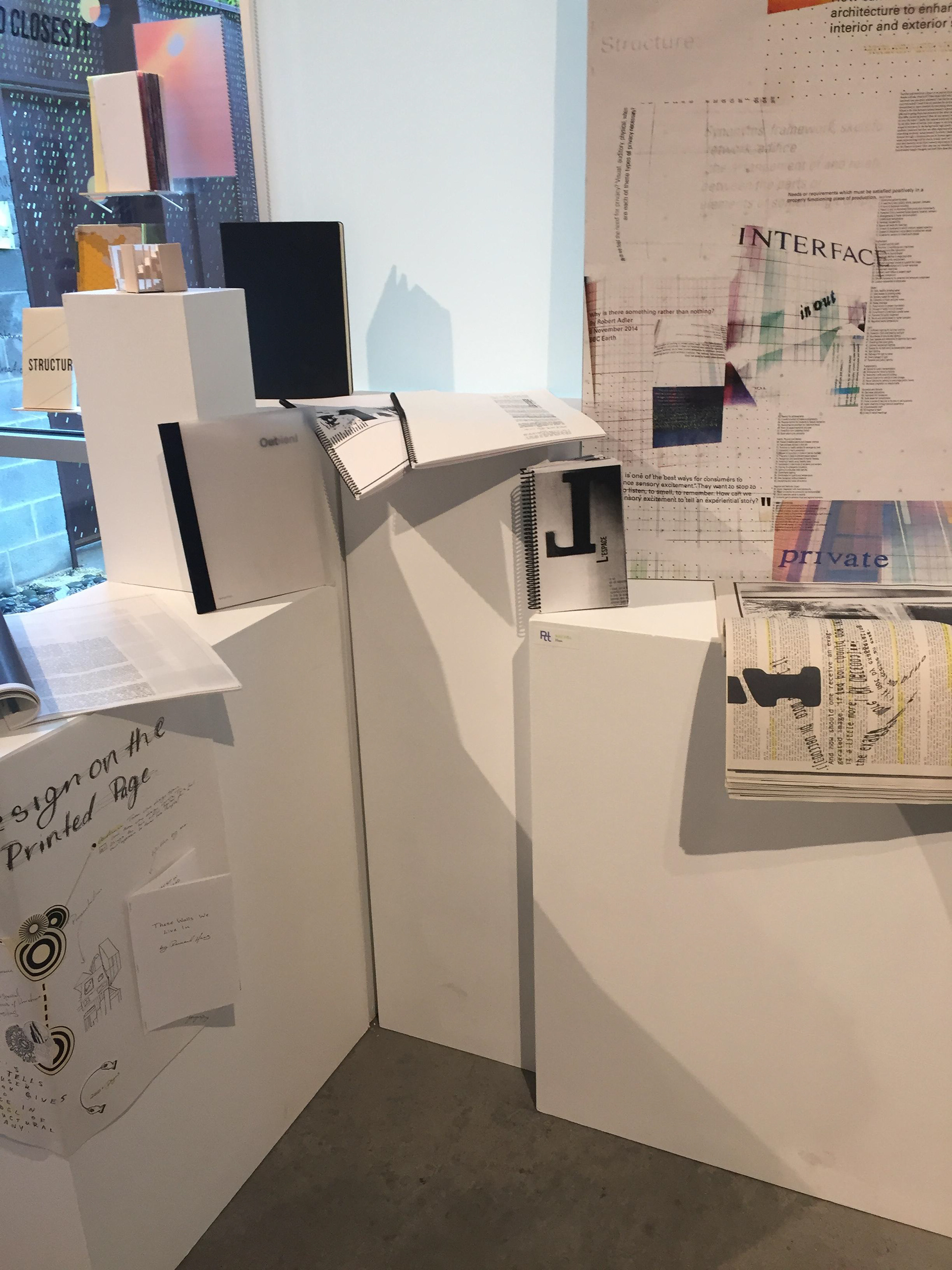 Research Instillation. Series of Books, Posters and Process