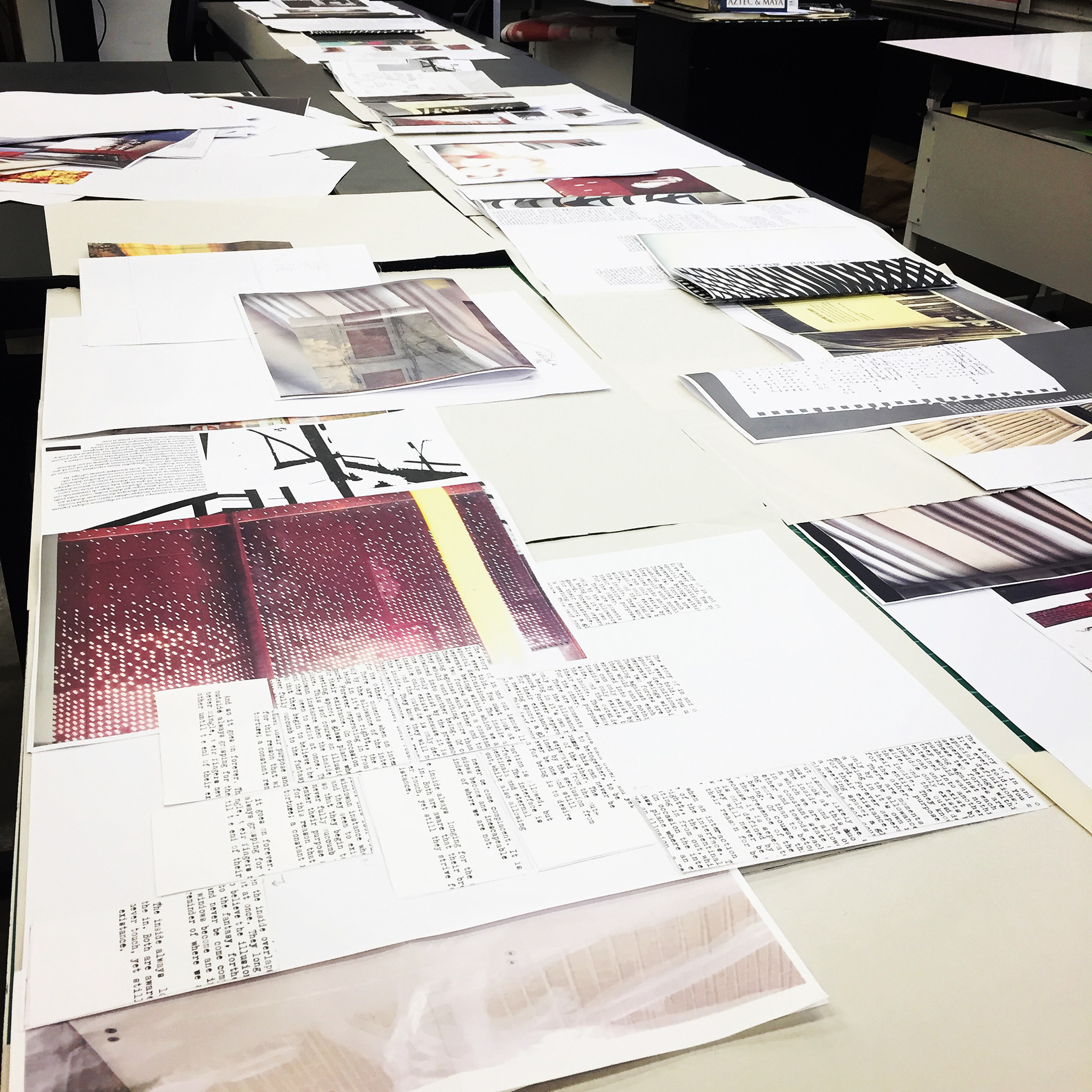 Sequencing Study, Translating Visual and Literary Research Through the Printed Page. 