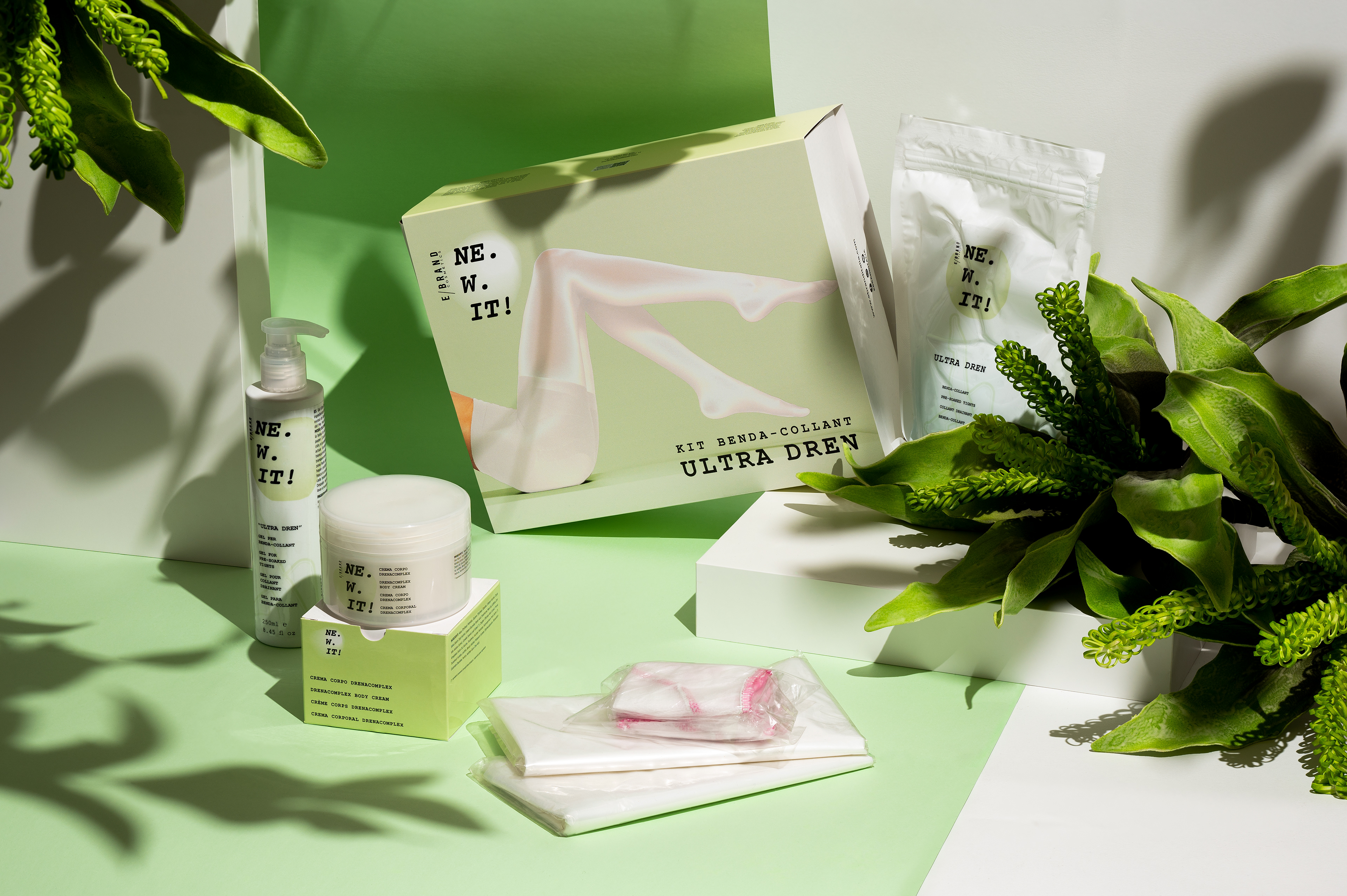 Benda-collant per trattamenti estetici drenanti "NE.W.IT"