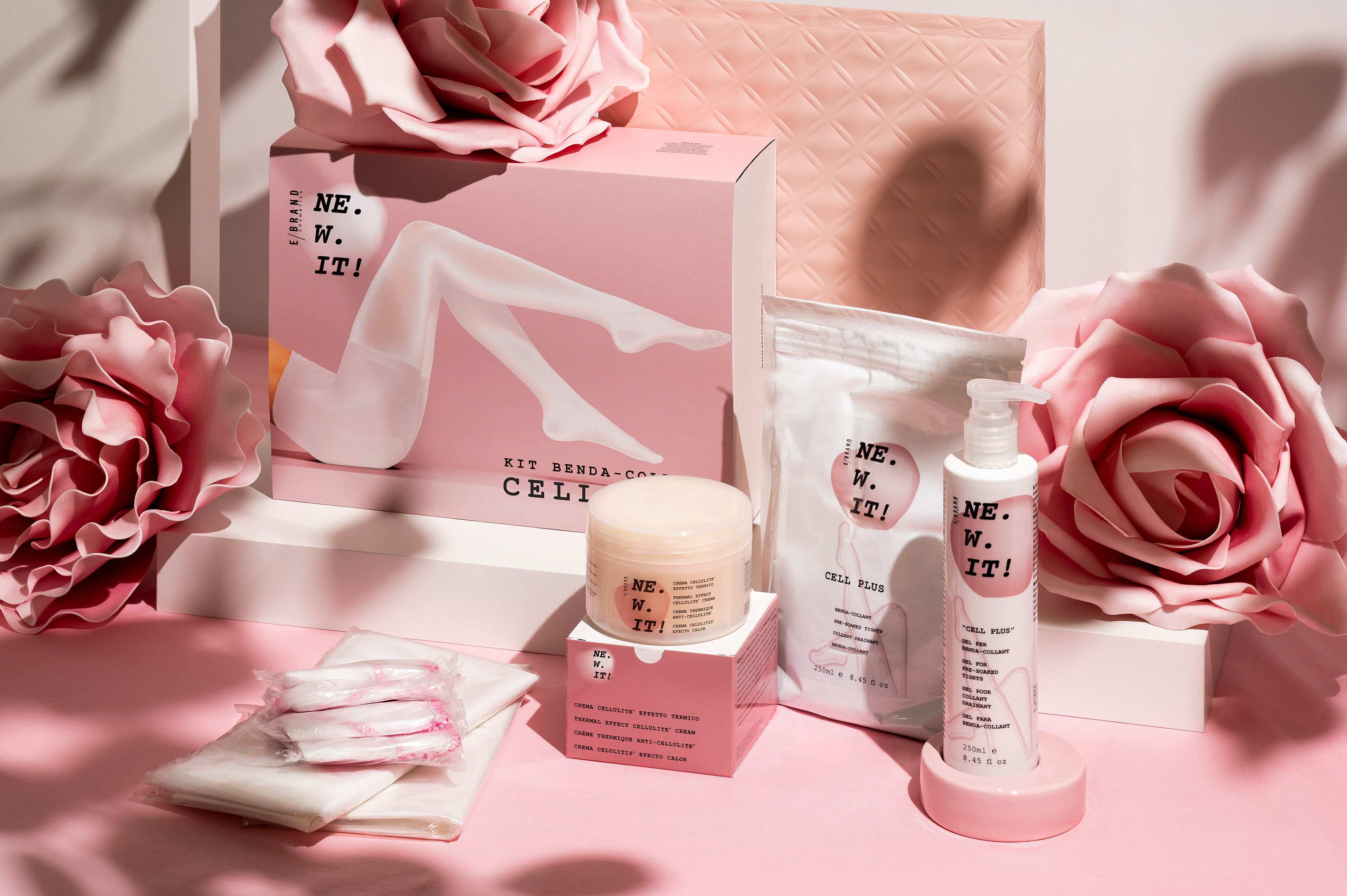 Benda-collant per trattamenti estetici anticellulite "NE.W.IT"