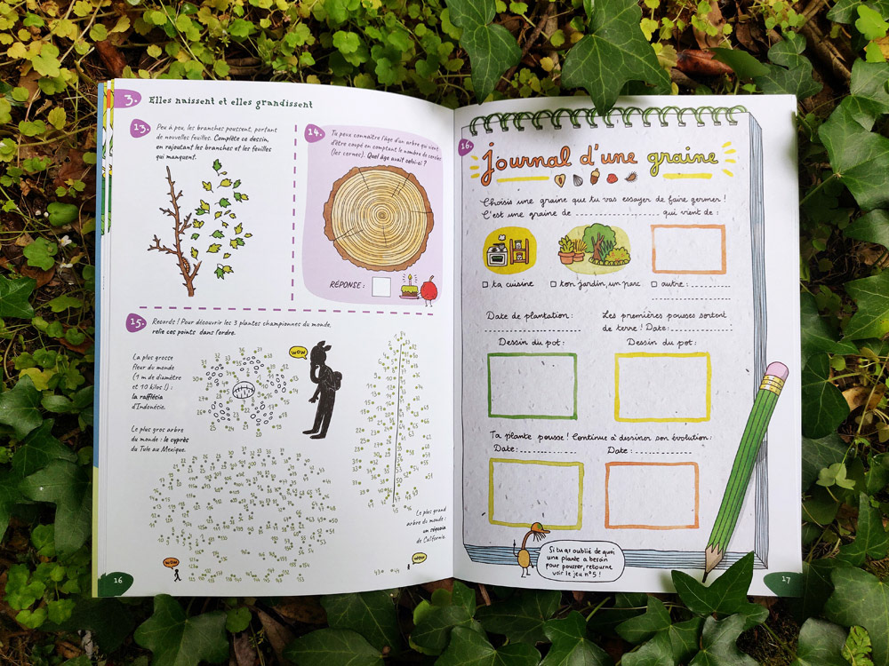 Mon cahier de jeux à la découverte des plantes