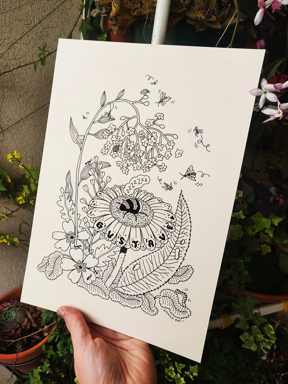 Commande pour célébrer l'arrivée d'un petit bourdon dans ce monde 🌷 