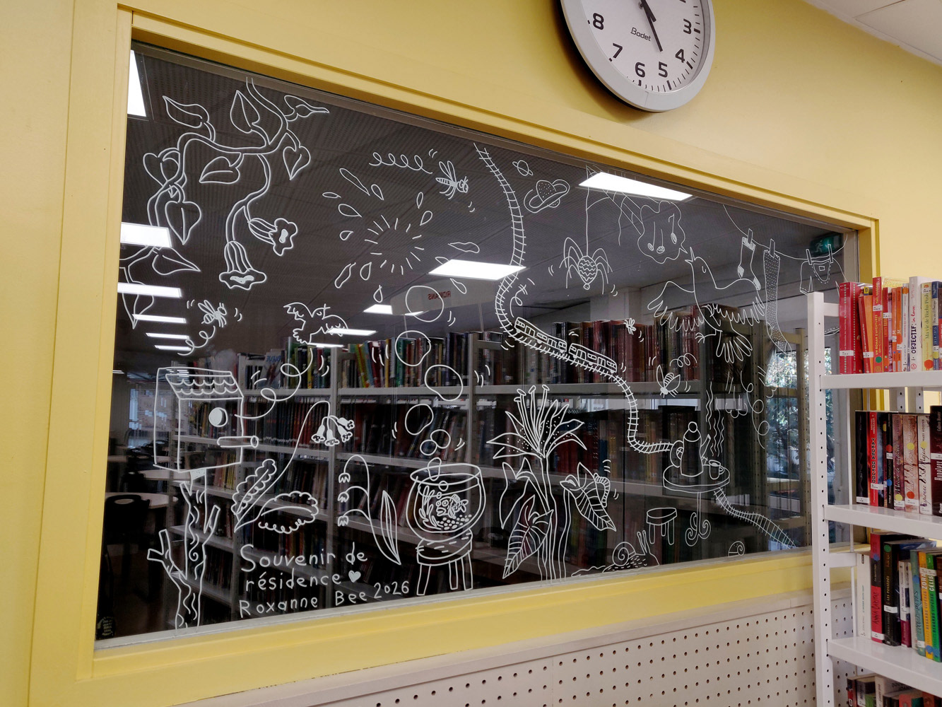 Petit à petit, la vitre s'est remplie !