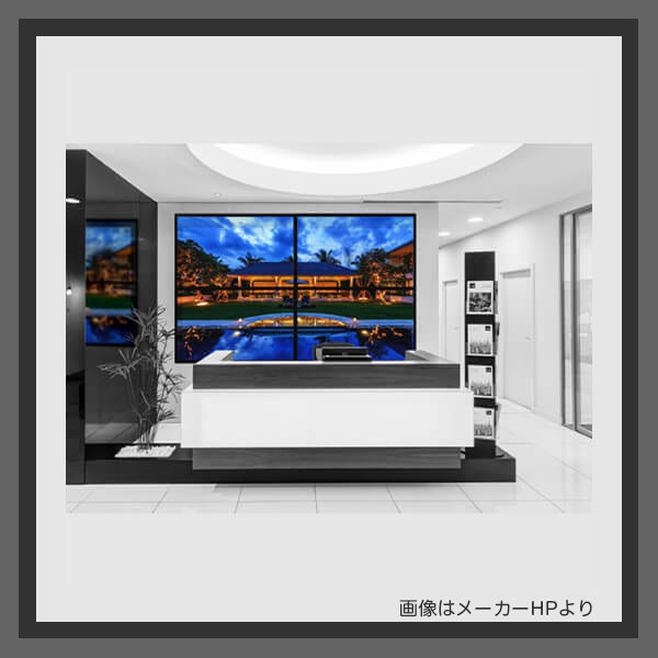 マルチディスプレイのデジタルサイネージ