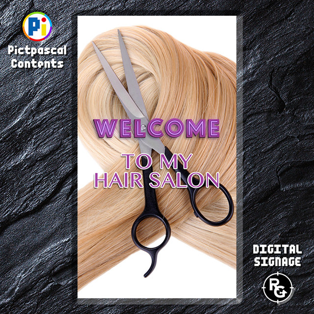 デジタルサイネージ・コンテンツのアイデア 【ビューティー・ヘアサロン・美容室】