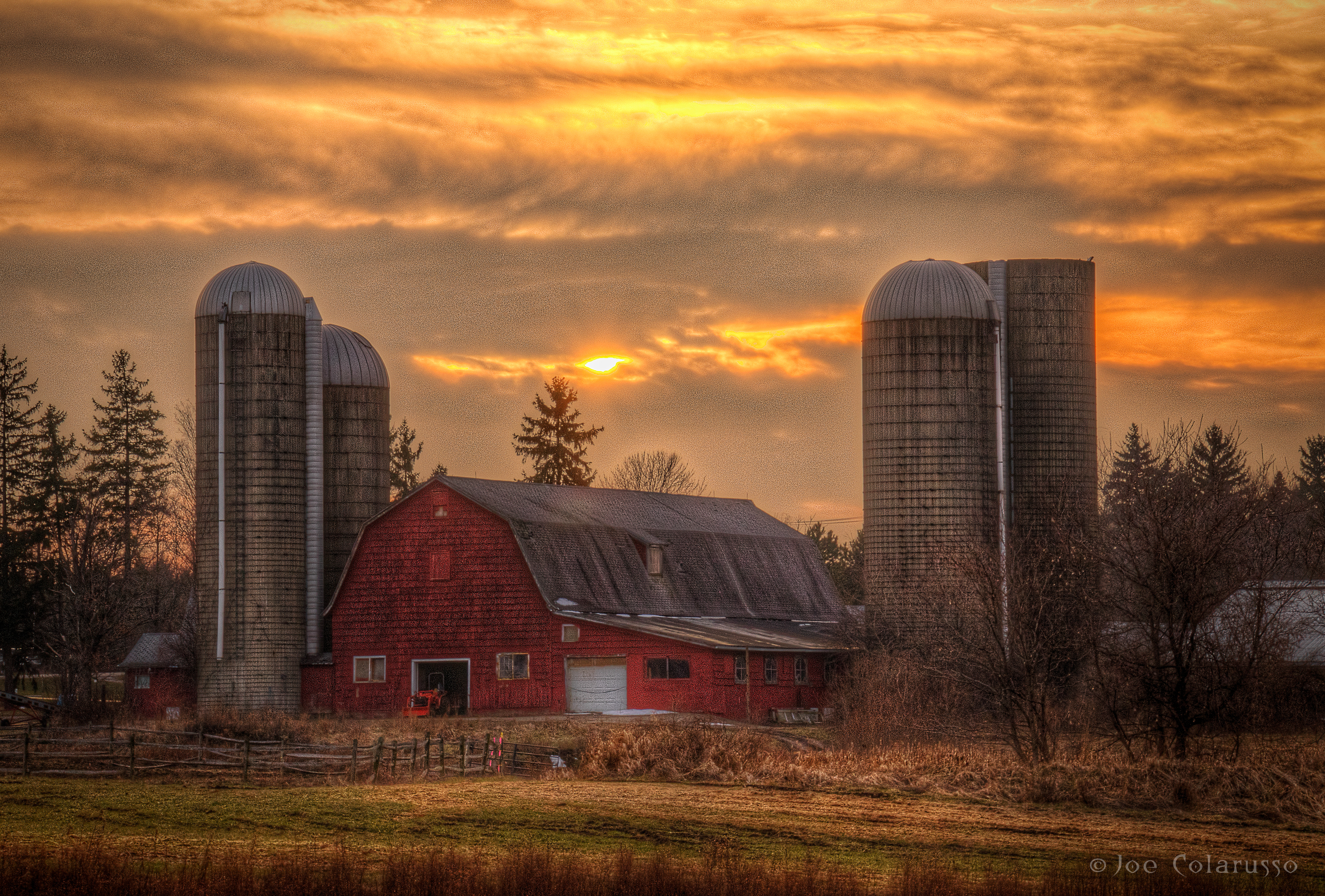 Barn Sunset
