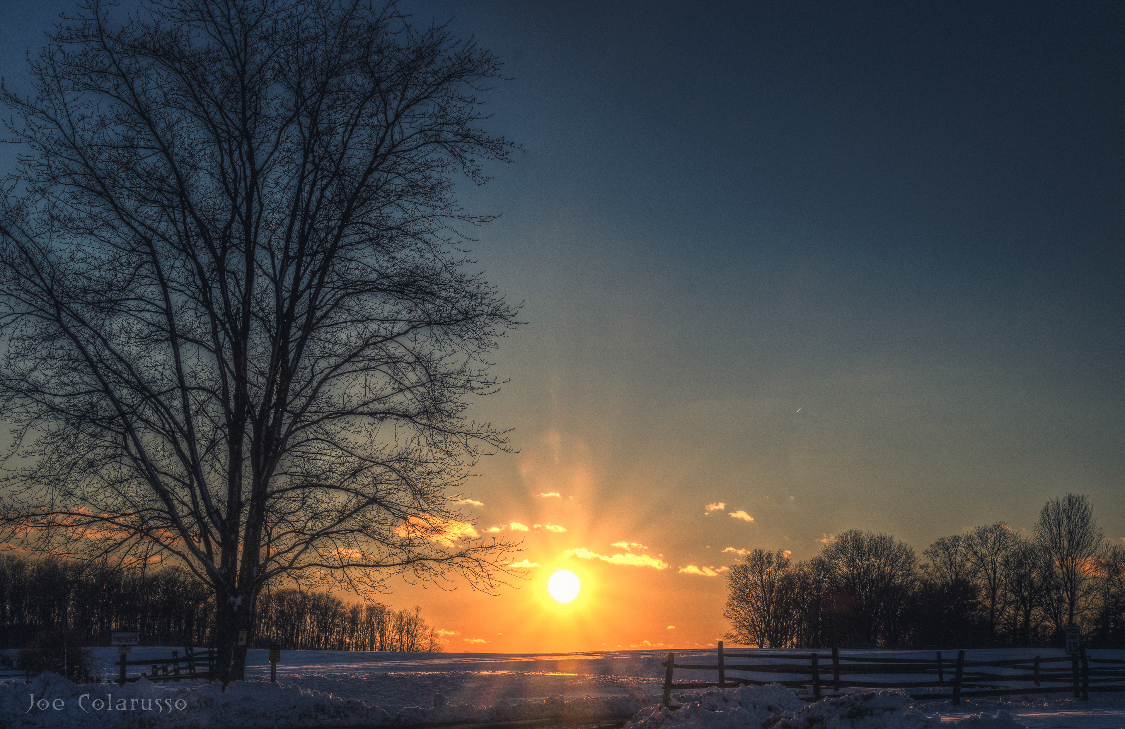 Winter Evening at Knox