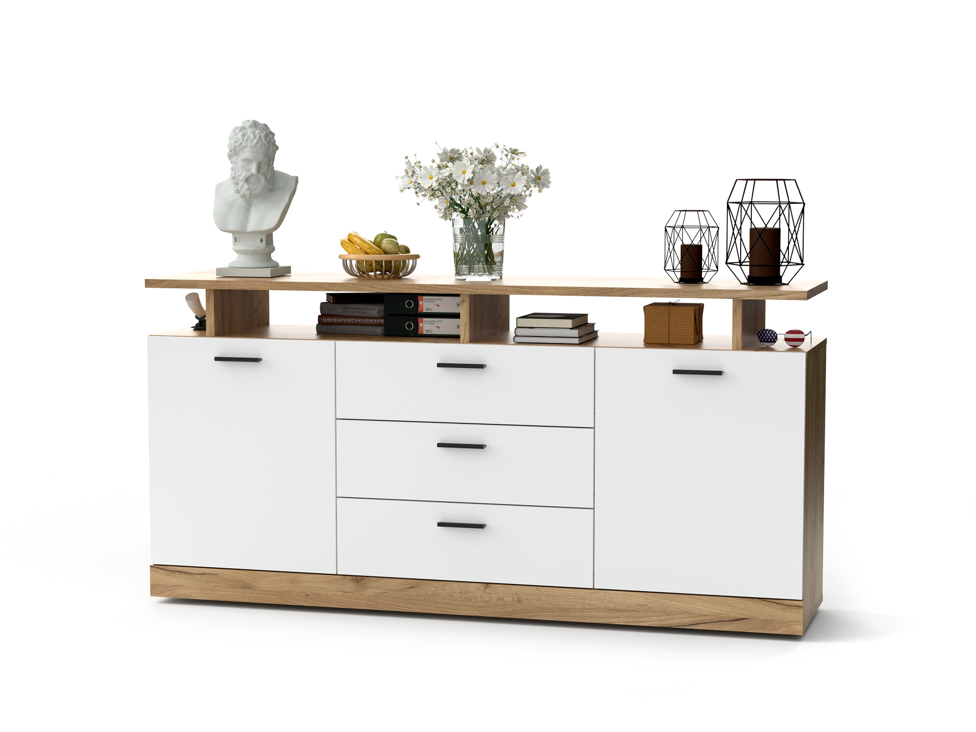 Dores 4. kraft golden oak - white