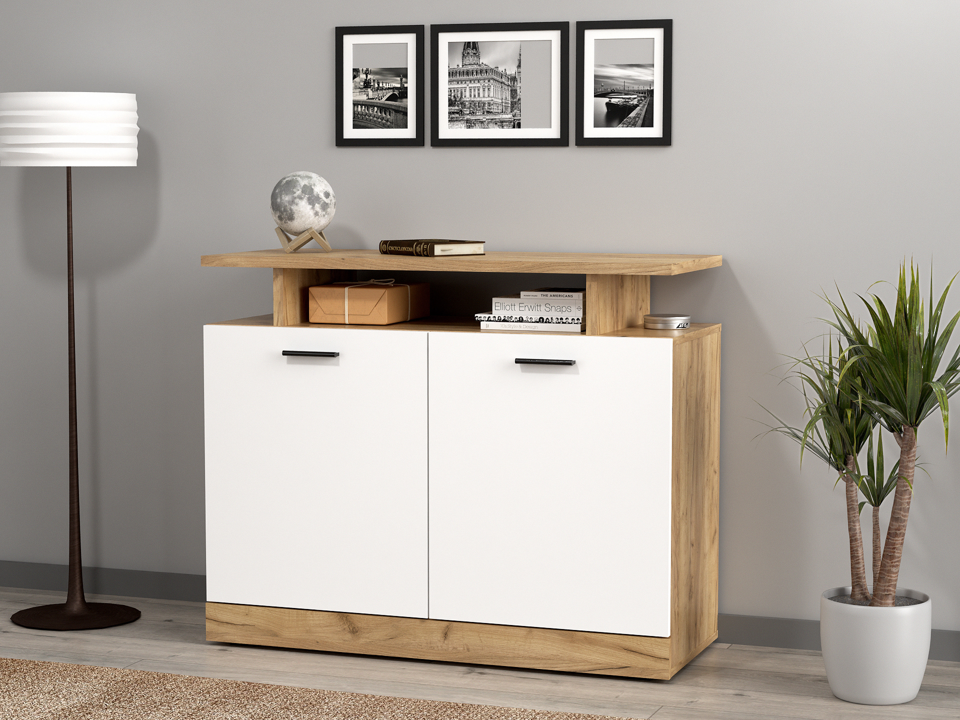 Dores 2. kraft golden oak - white
