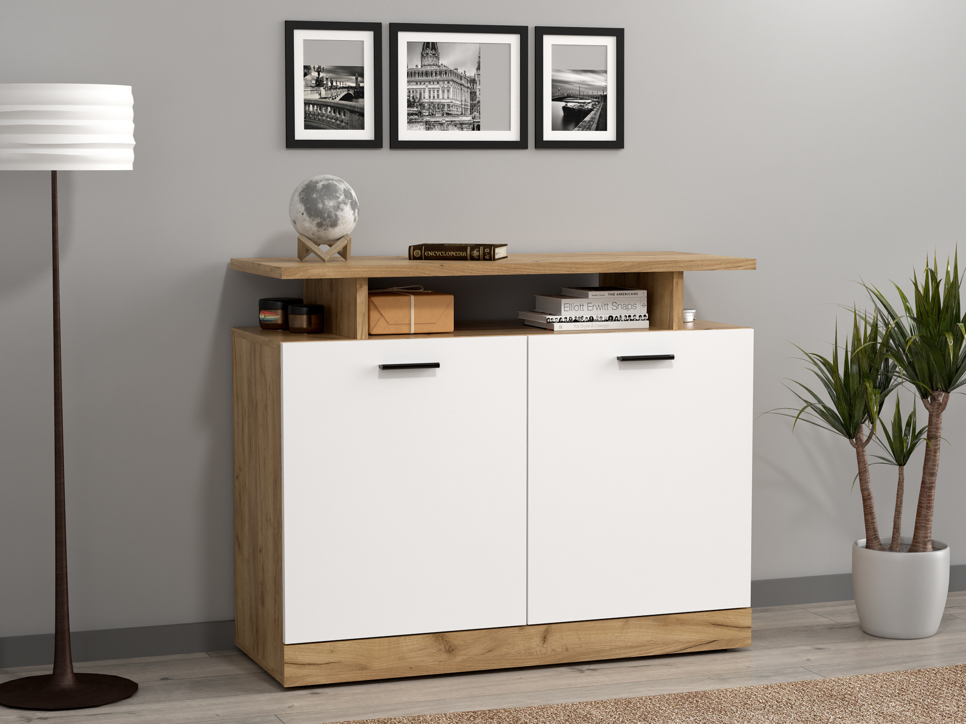 Dores 2. kraft golden oak - white
