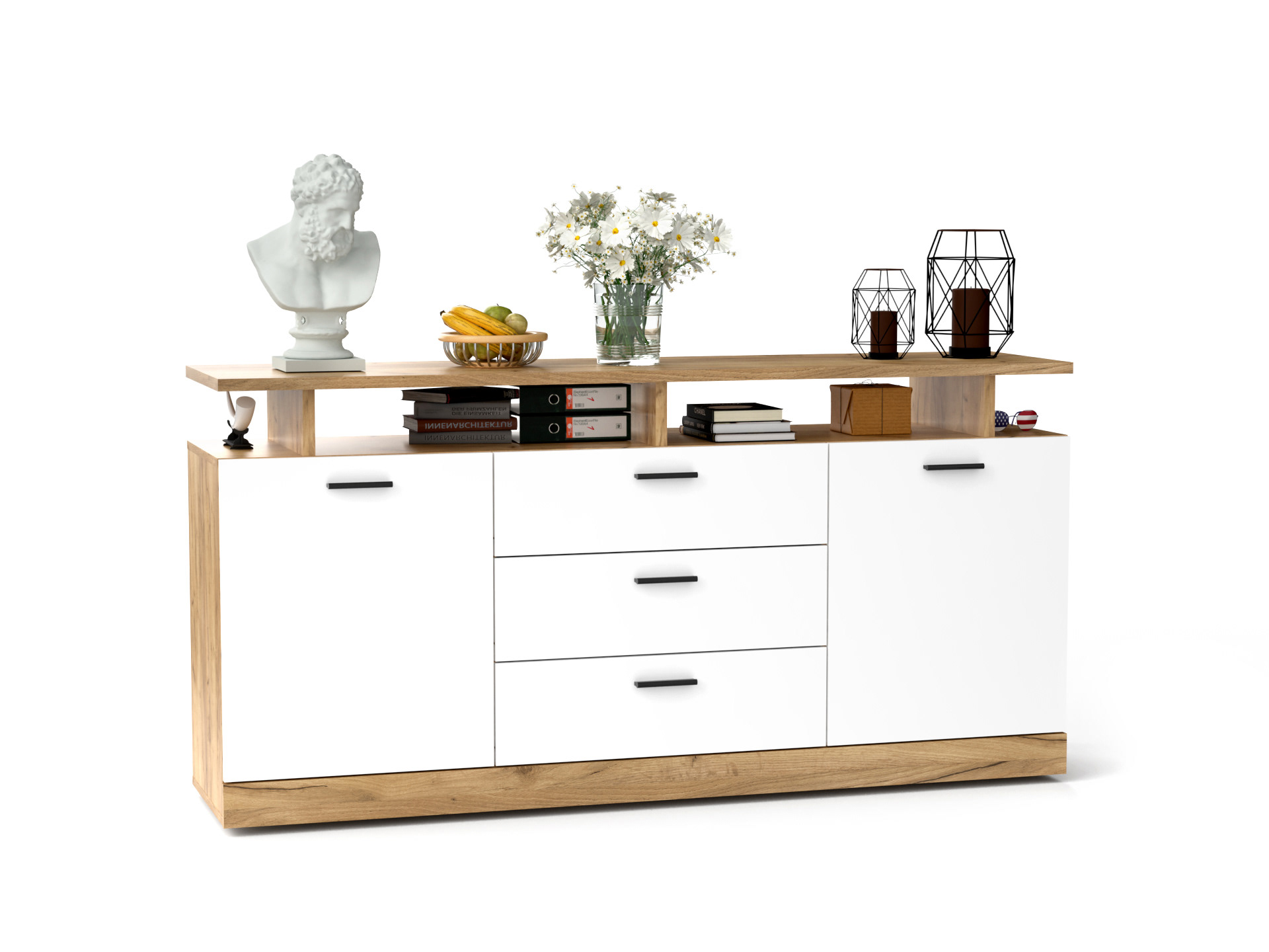 Dores 4. kraft golden oak - white