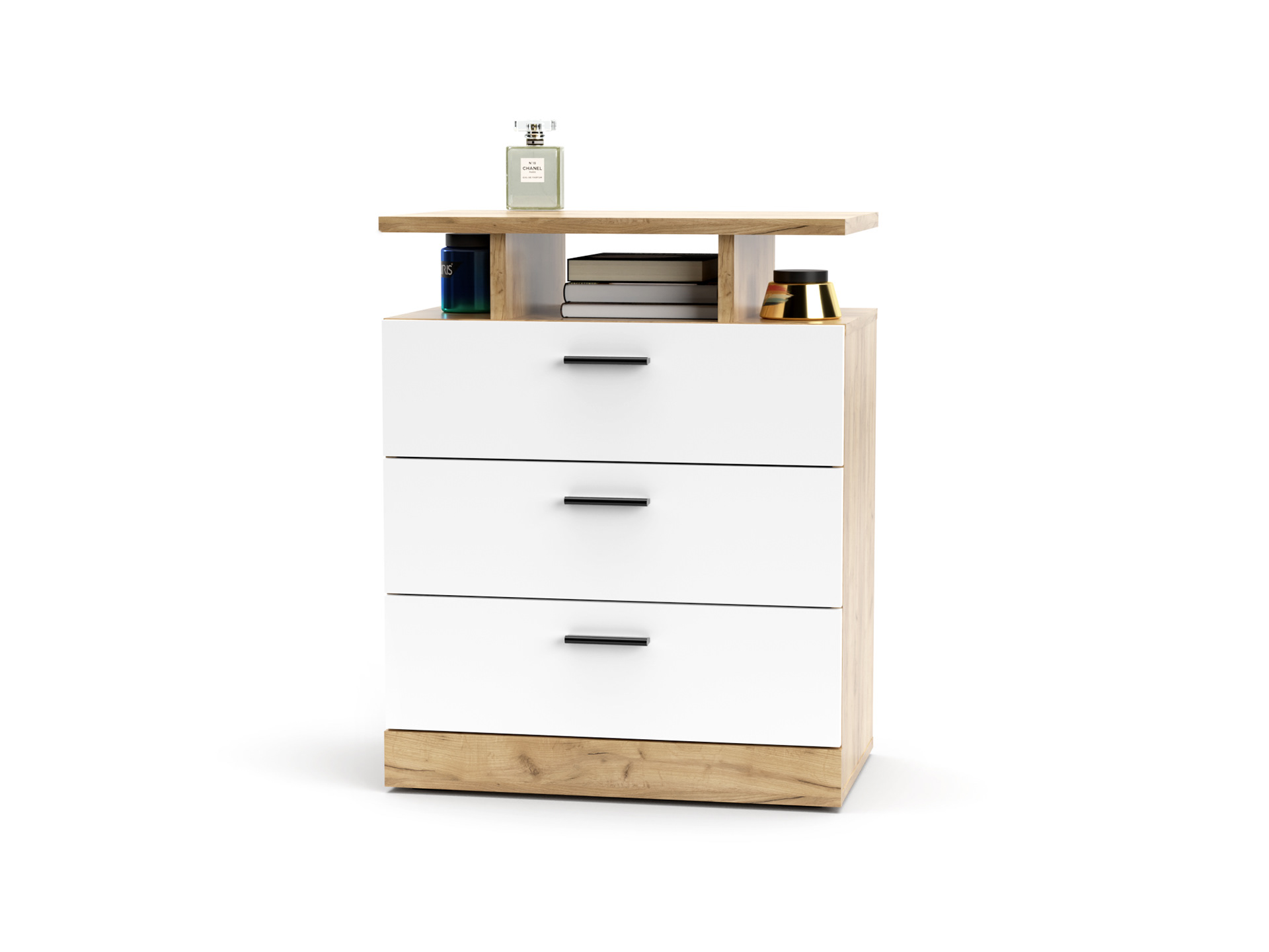 Dores 1. kraft golden oak - white
