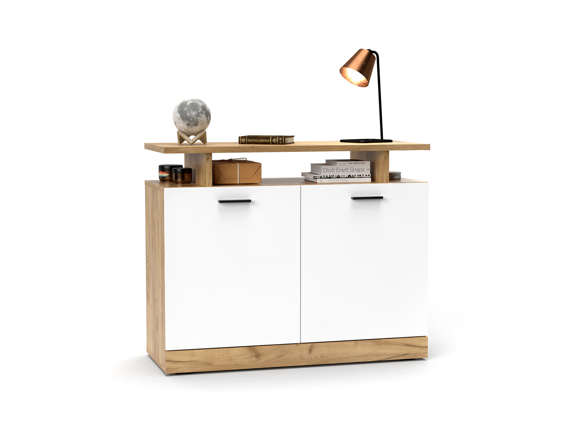 Dores 2. kraft golden oak - white