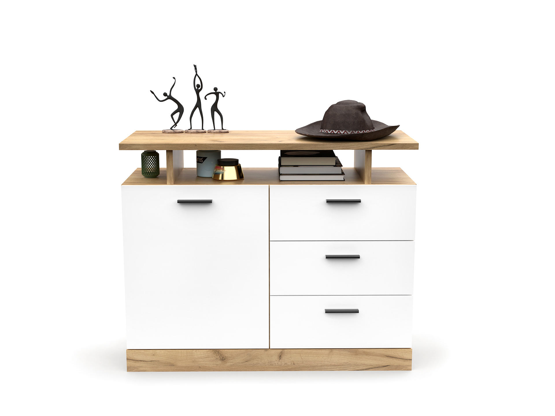 Dores 3. kraft golden oak - white