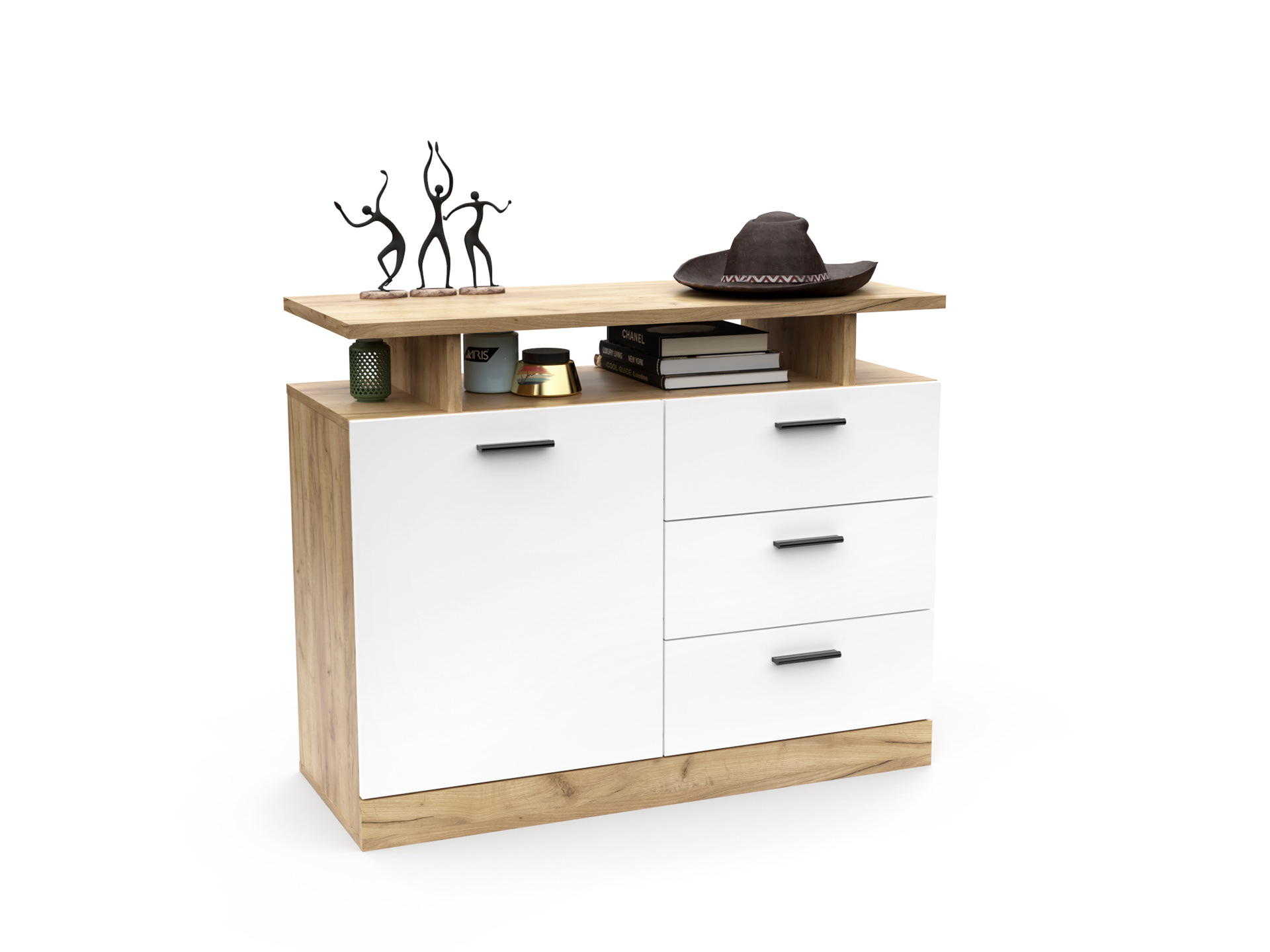 Dores 3. kraft golden oak - white