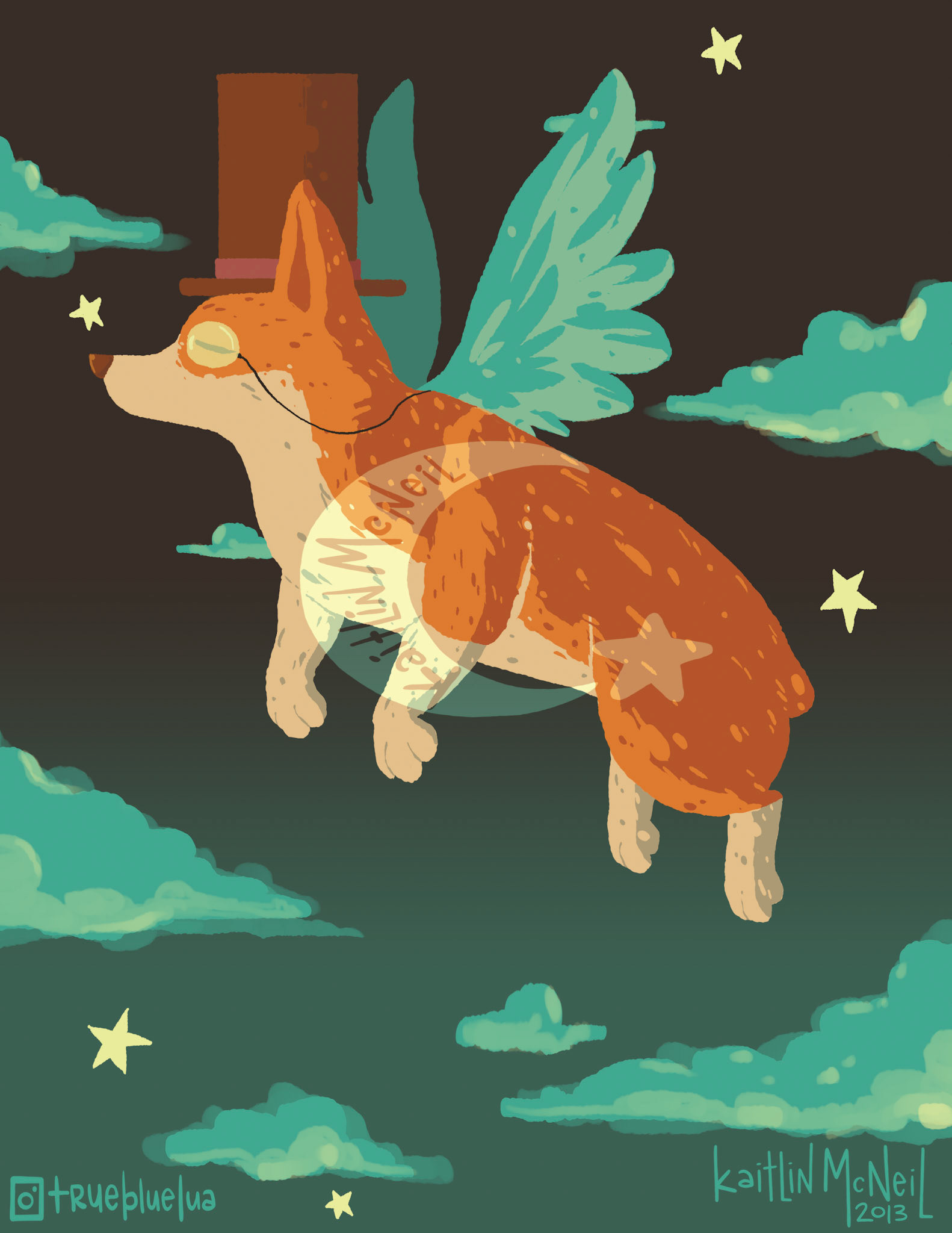 Flying Corgi