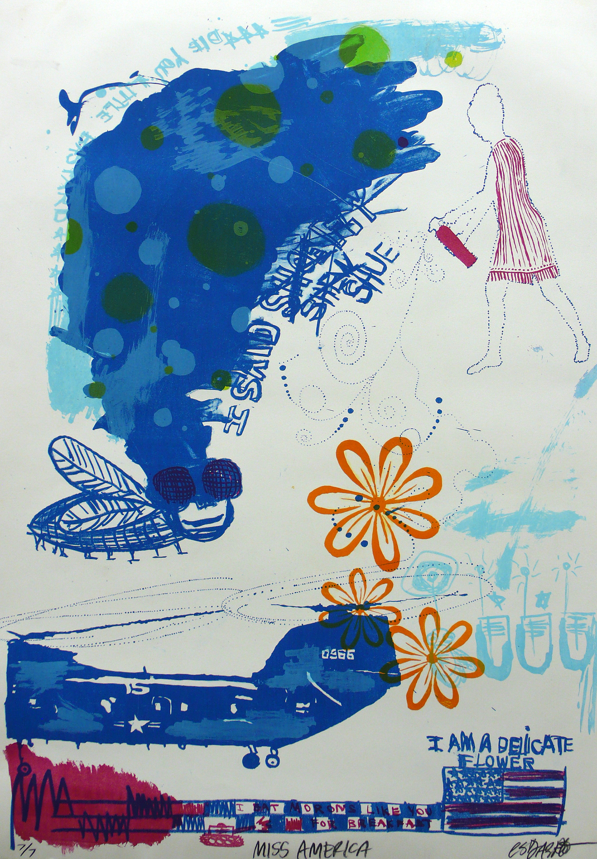 Stone lithograph, 22 x 30 inches