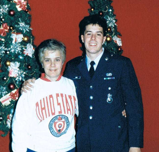 My mom and I right before I board my flight to Germany where I was stationed for 3 years