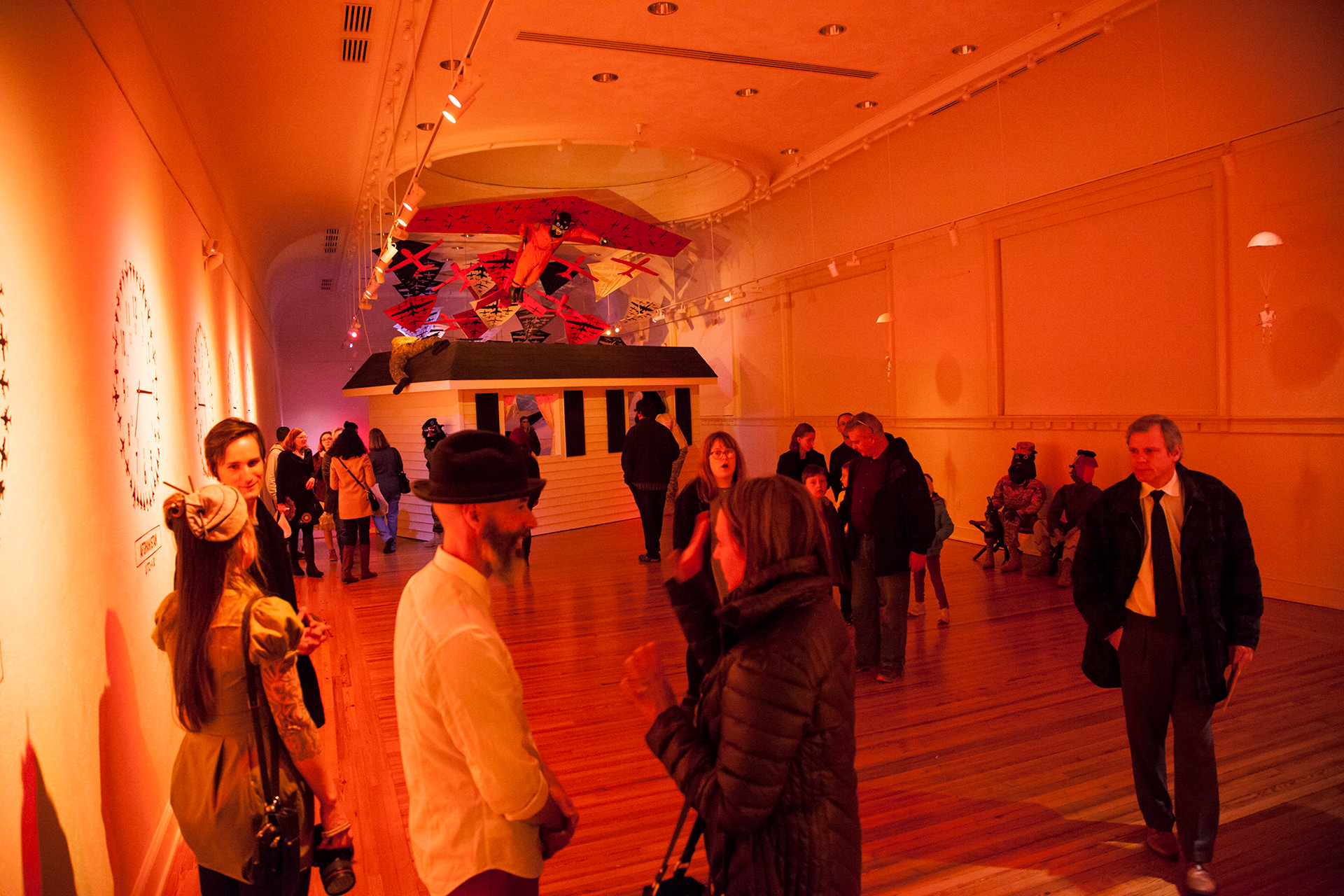 Opening of MAN UP!, Marketview Arts Gallery, York, PA.