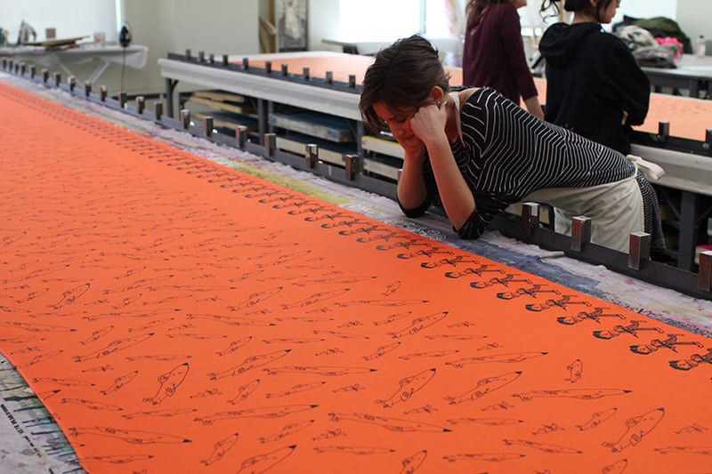  I have used these fabrics to make elements for my installations